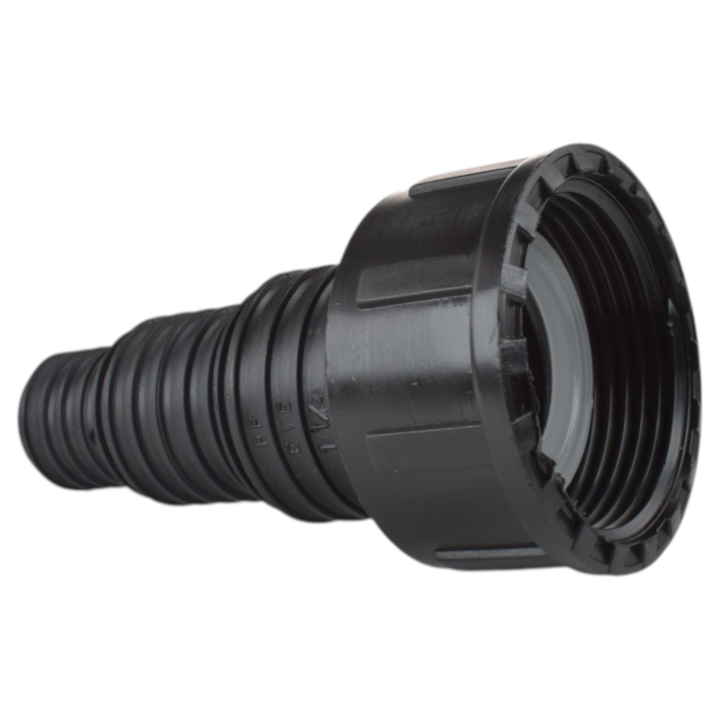 Stepped Barbed Connector for 20mm/ 25mm/ 32mm Hose, 1.25" BSPF