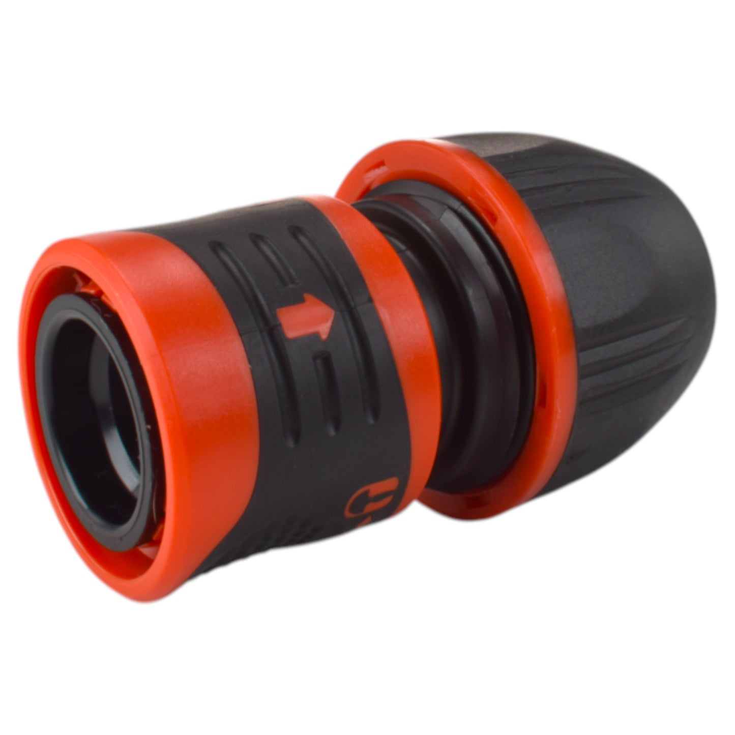 1/2" & 3/4" Female Hose Connector - Lockable Design, Black