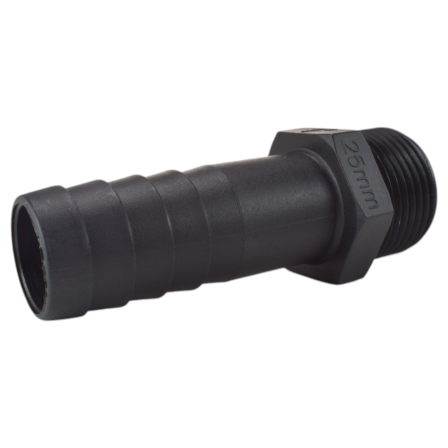 25mm Barbed Adapter with 1" BSP Male Thread