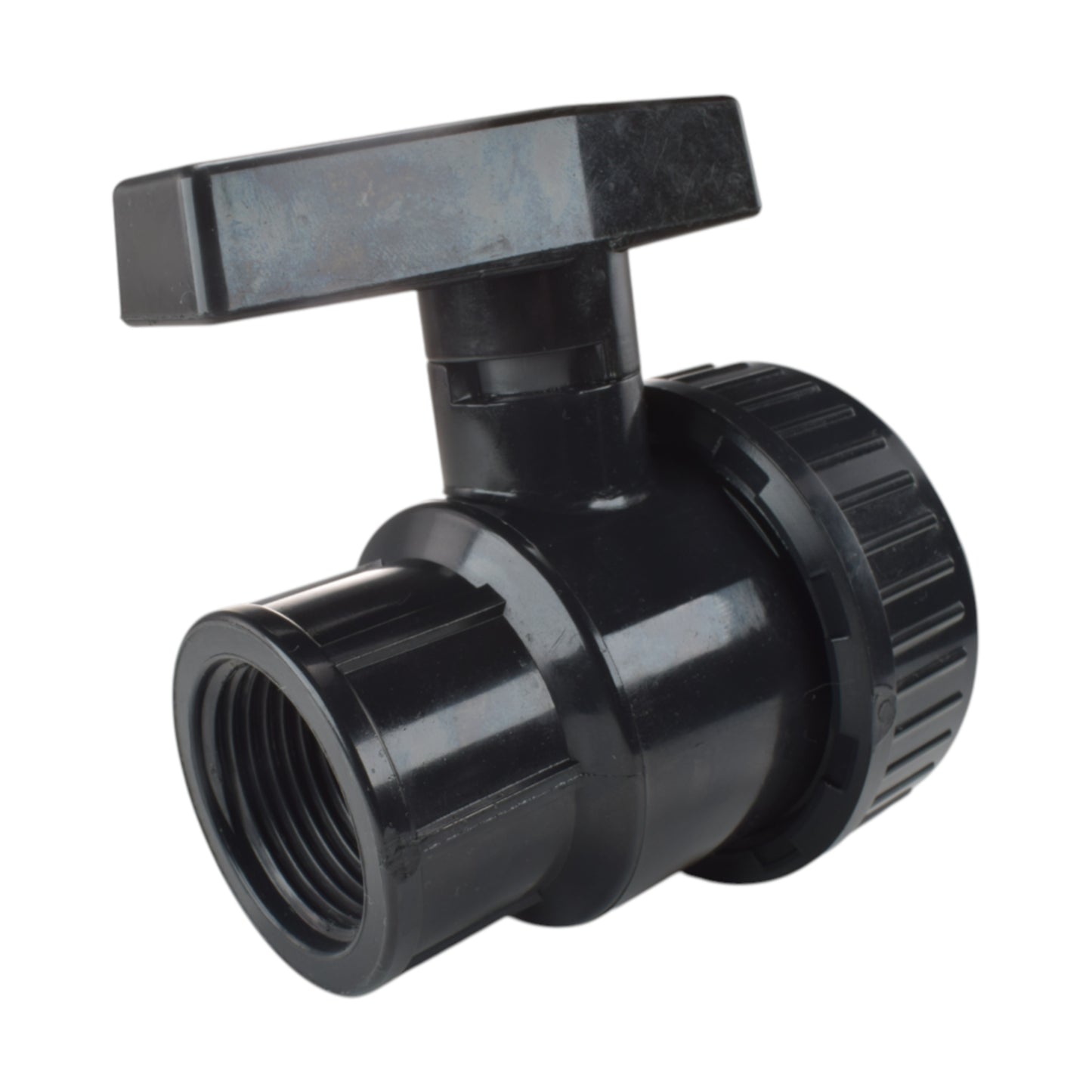 Polypropylene Single Union Female Ball Valve, 1.25"