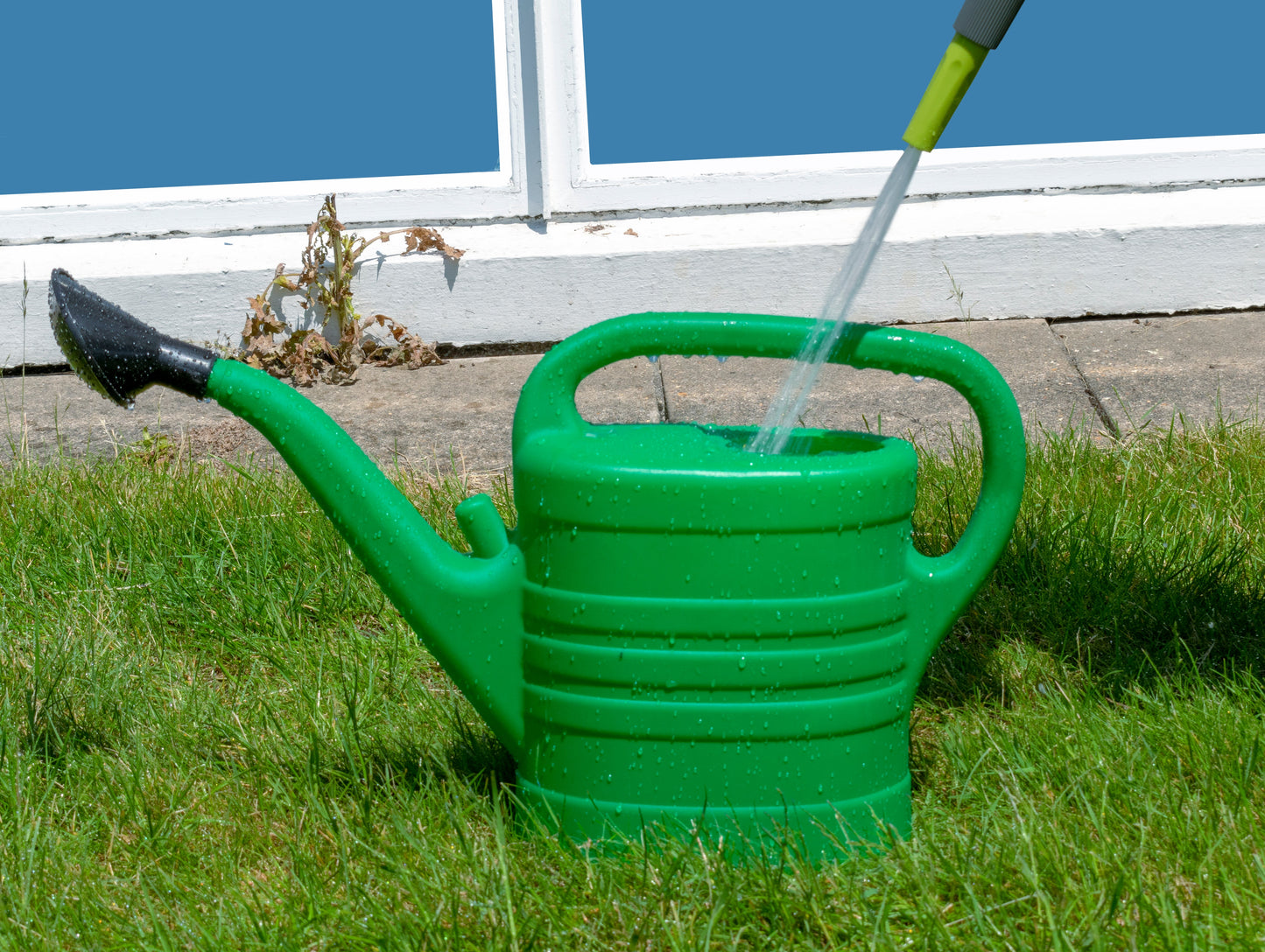 Green Plastic Garden Watering Can, 10 Litres