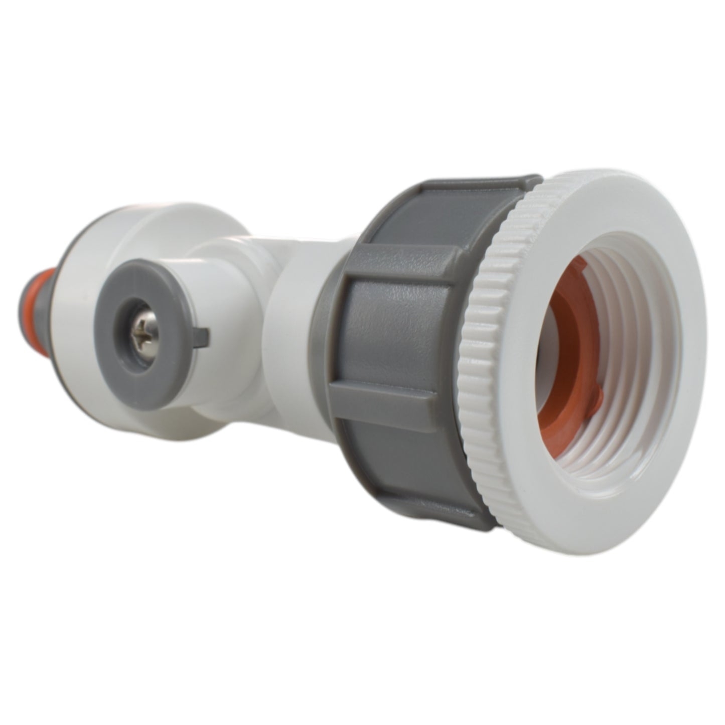 Adjustable Angle Garden Tap Connector, Grey