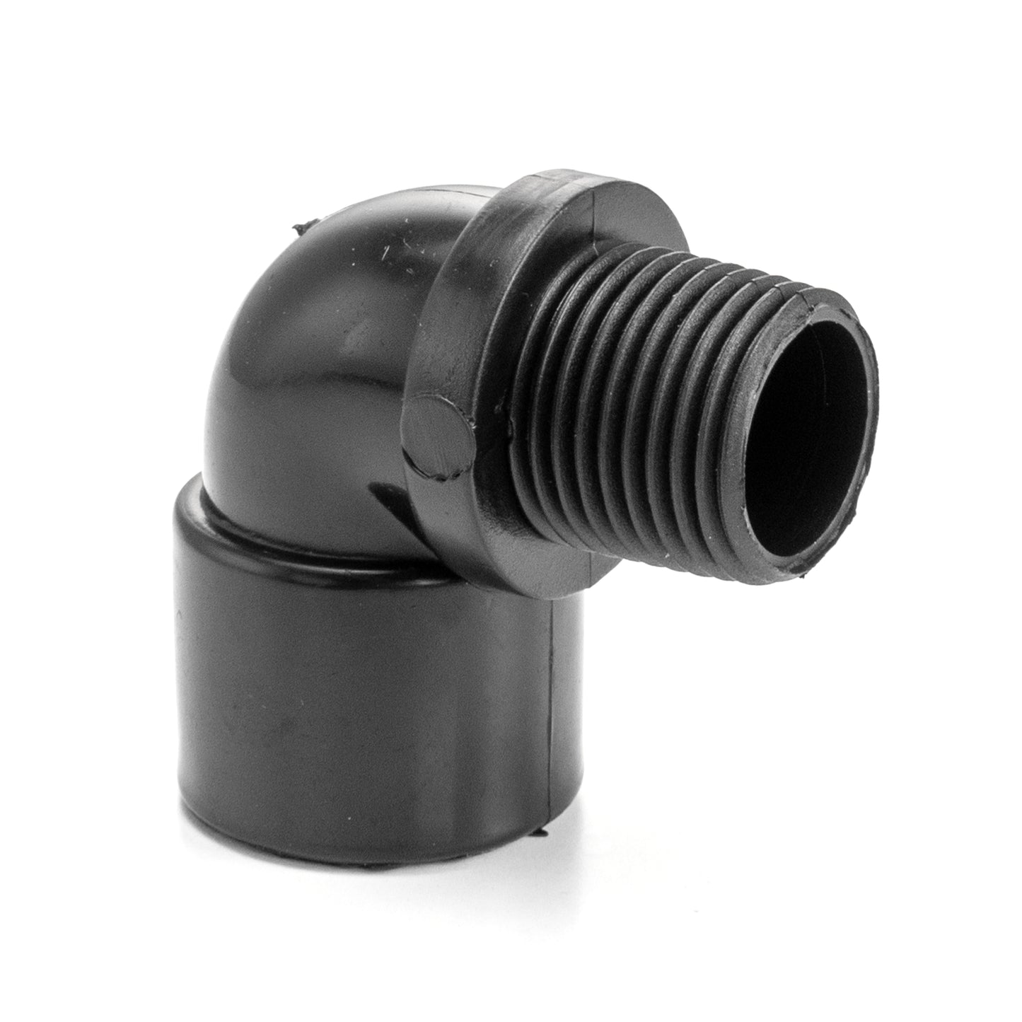 Polypropylene Male to Female BSP Threaded Elbow, 1/2"