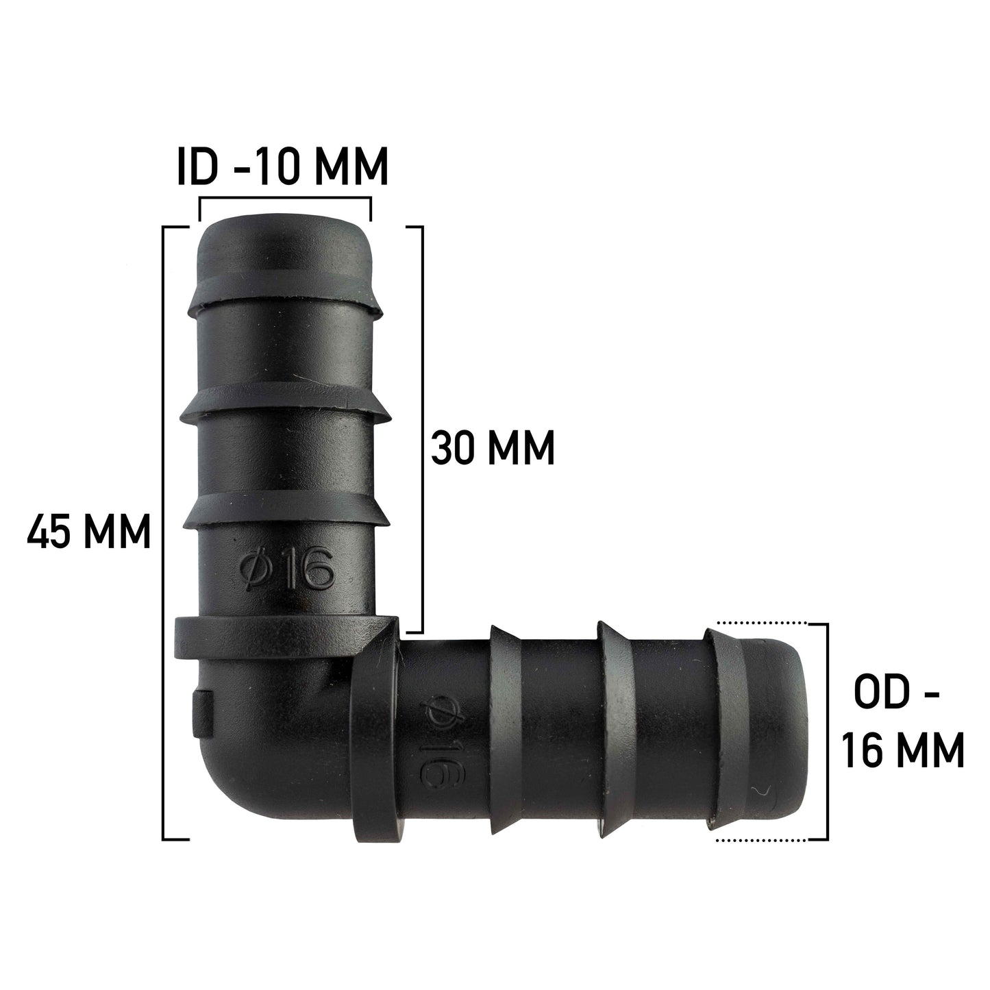 1/2" Irrigation Pipe Elbows
