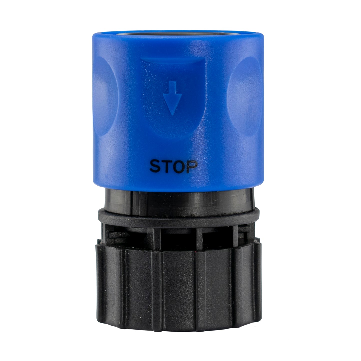 Female Hose Connector with 3/4" BSPF Thread, Blue
