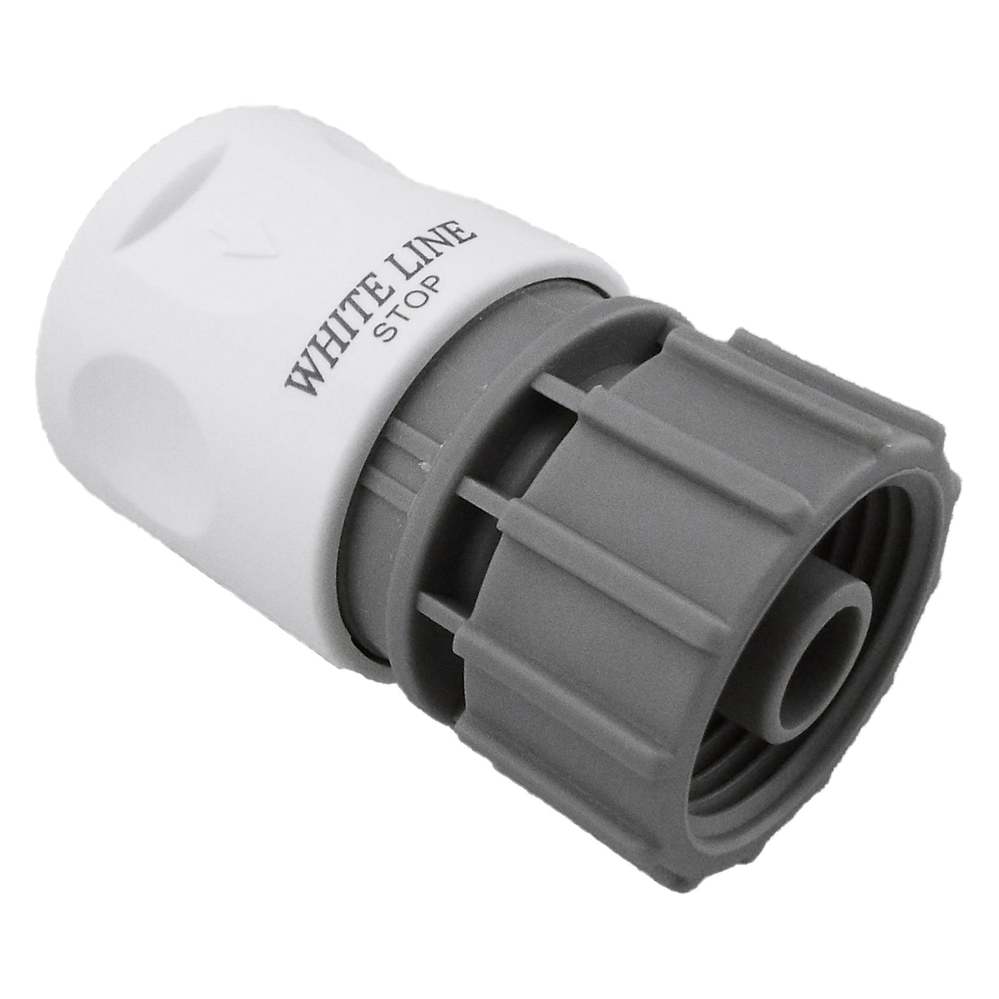 Female Hose Connector with 3/4" BSPF Thread, Grey
