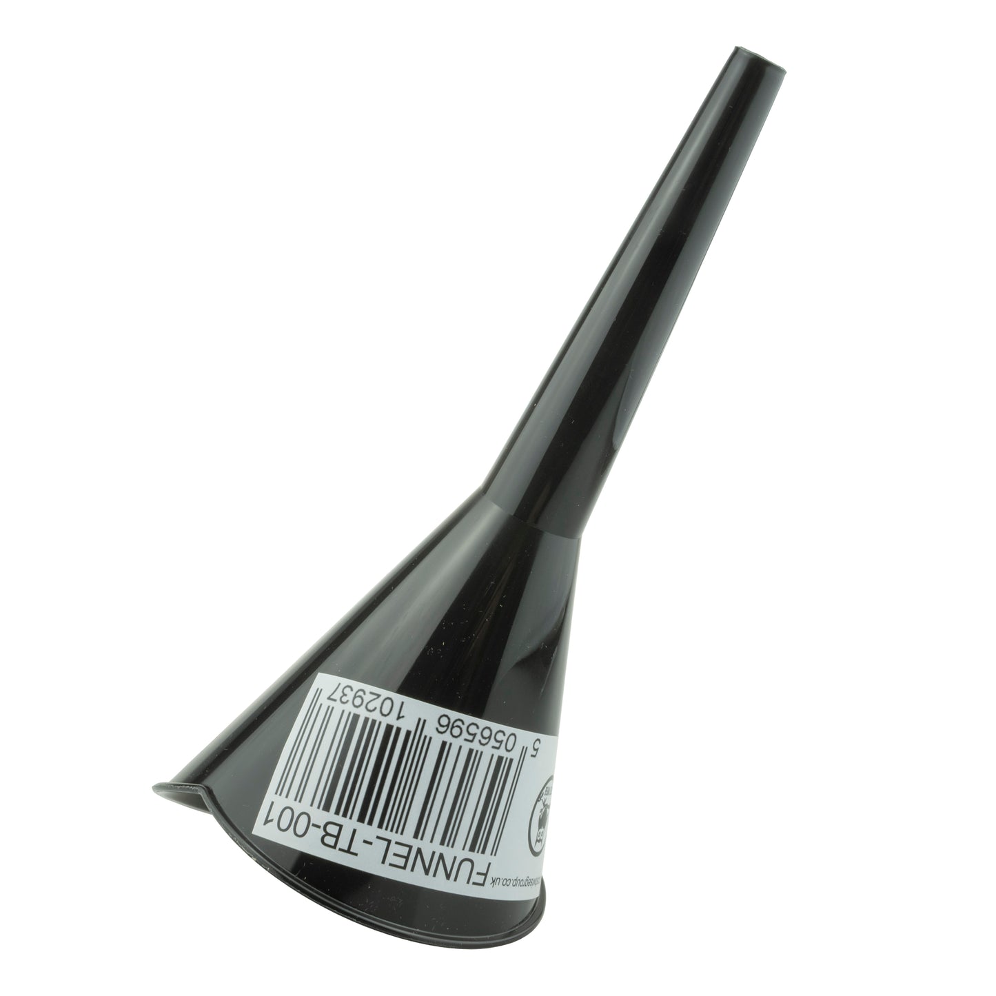 Small Vehicle Funnel with Angled Mouth, Black
