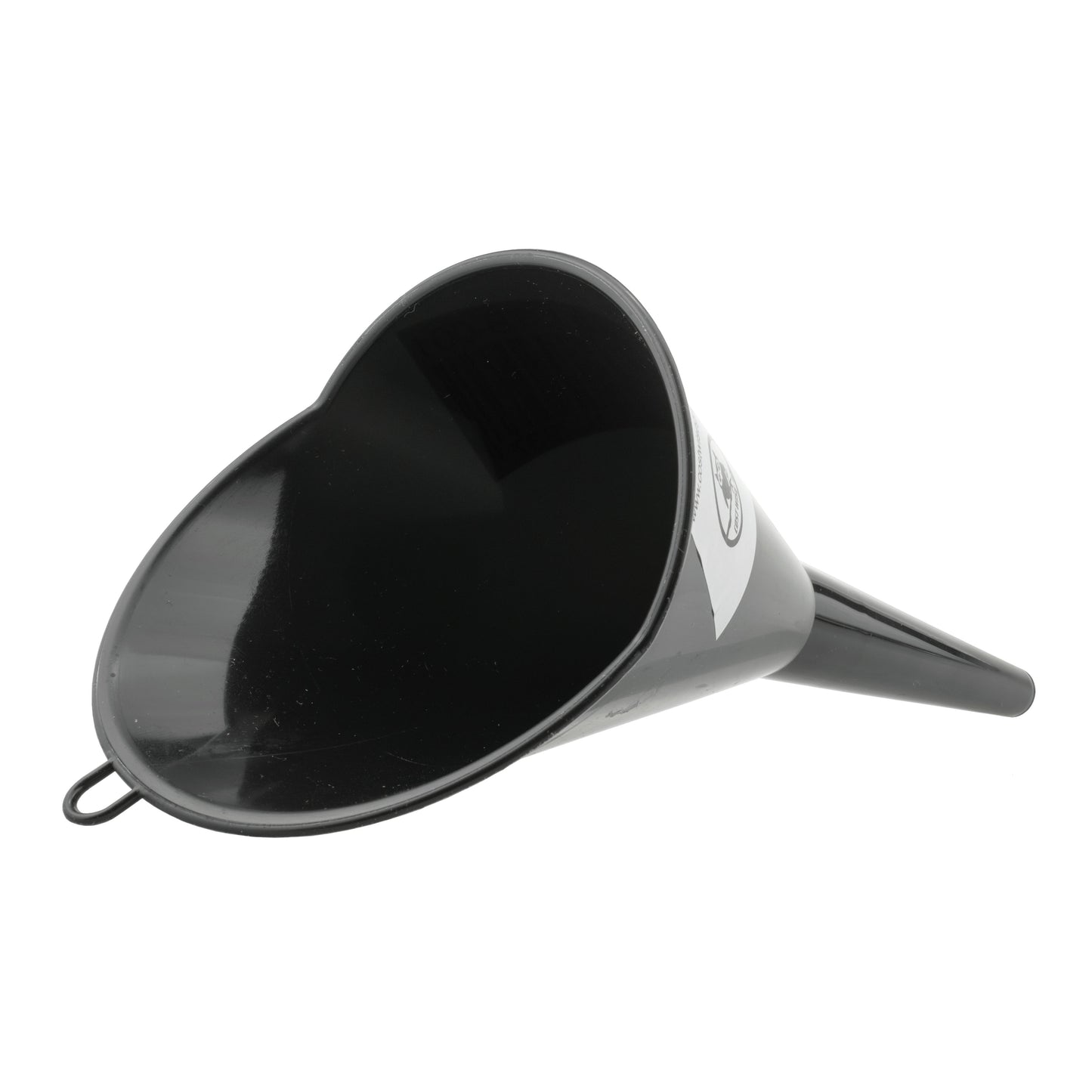 Small Vehicle Funnel with Angled Mouth, Black