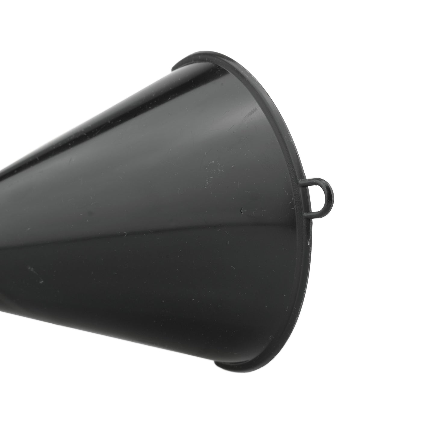Small Vehicle Funnel with Angled Mouth, Black