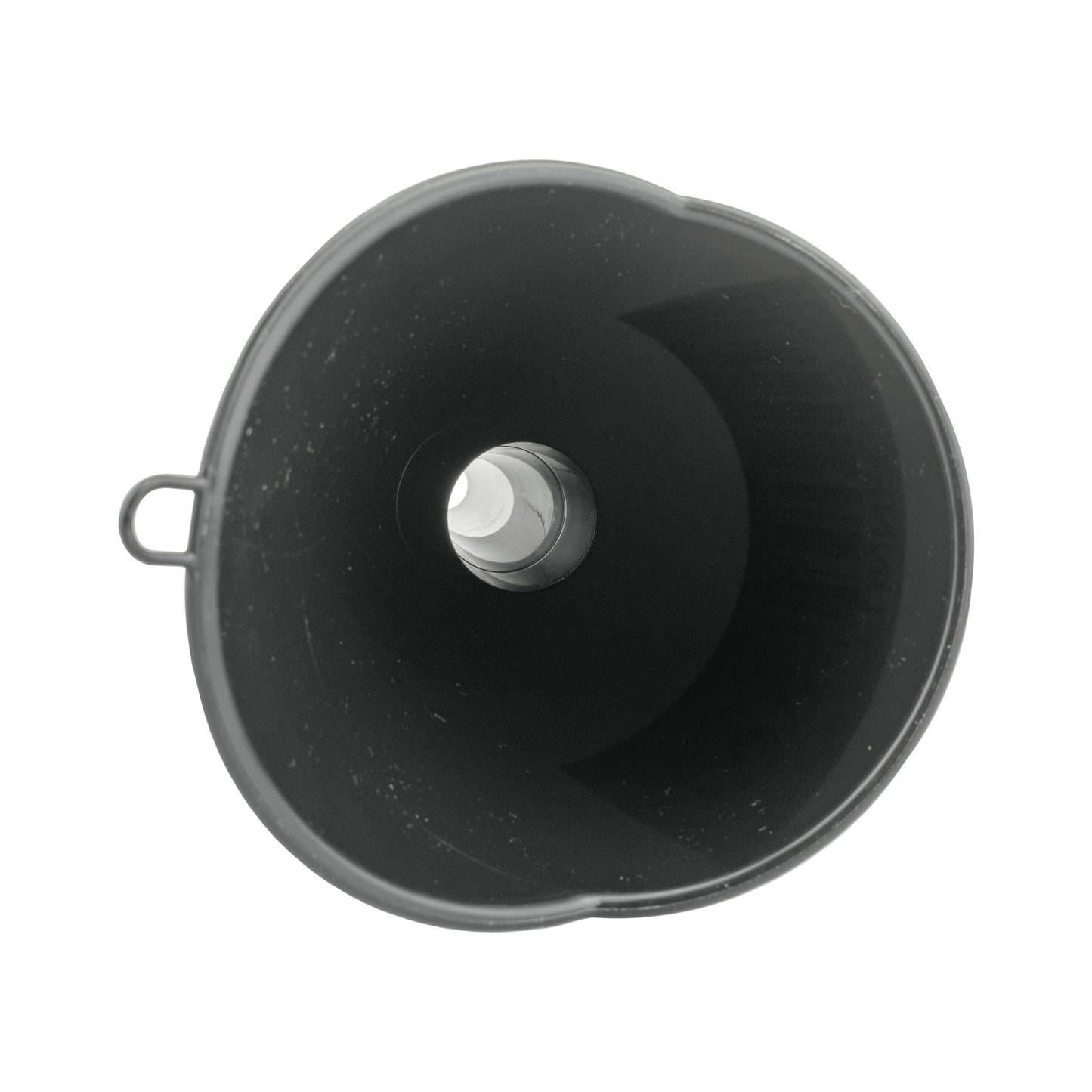 Small Vehicle Funnel with Angled Mouth, Black