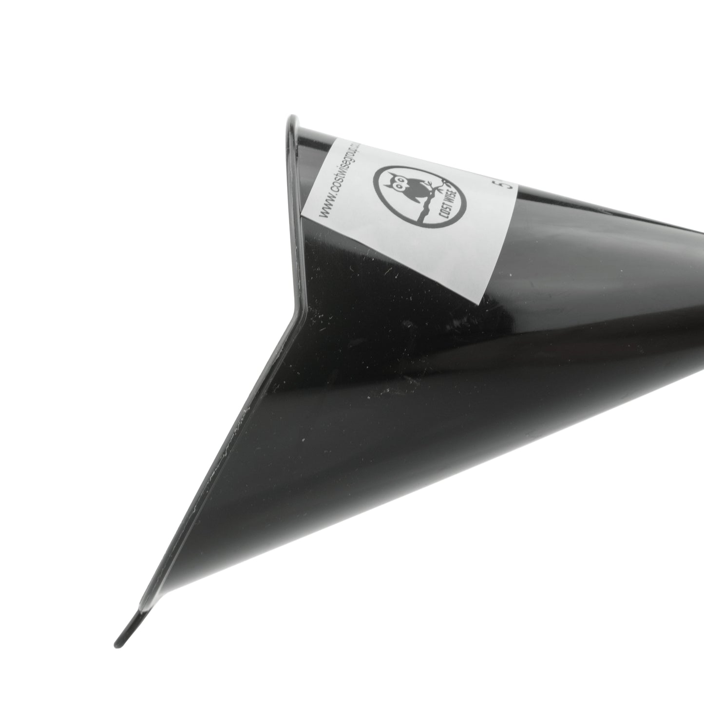 Small Vehicle Funnel with Angled Mouth, Black