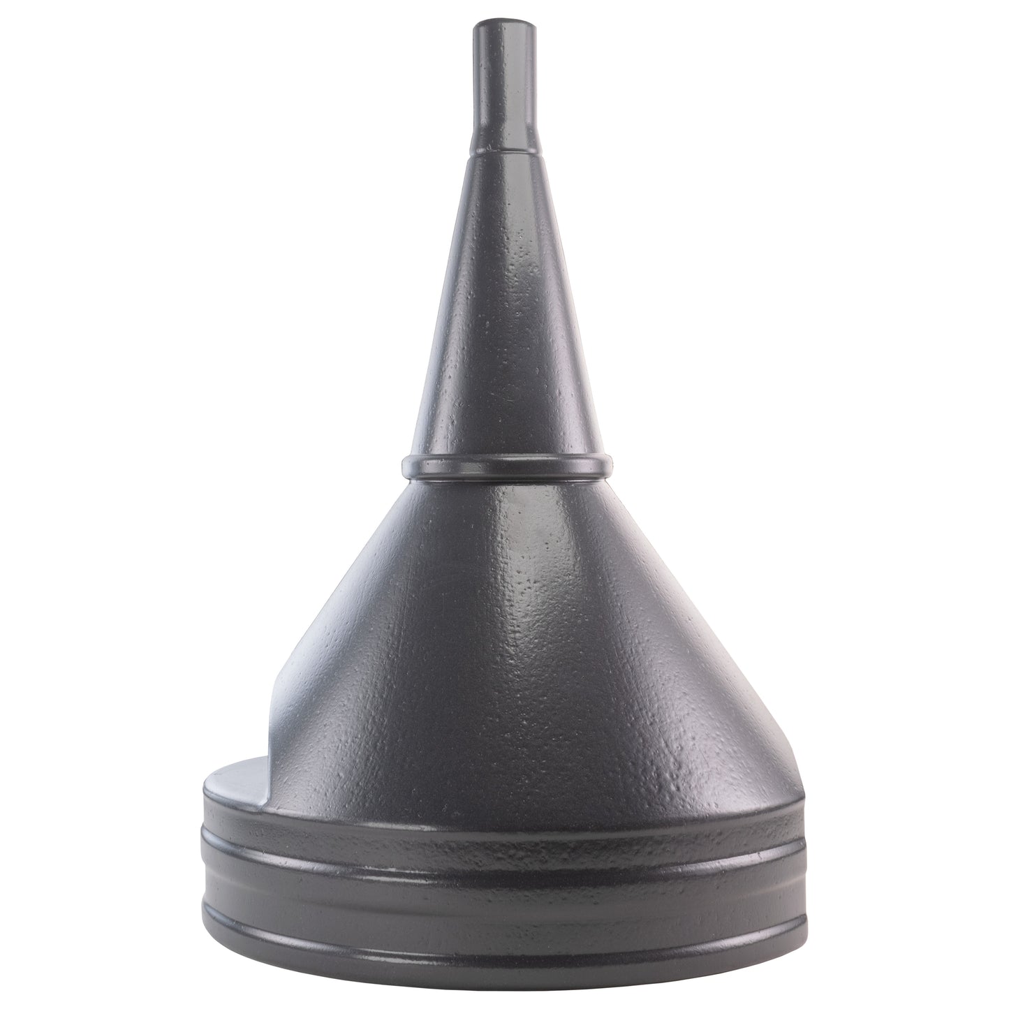 21cm Wide Mouthed Fuel Funnel with Straight Spout, Grey