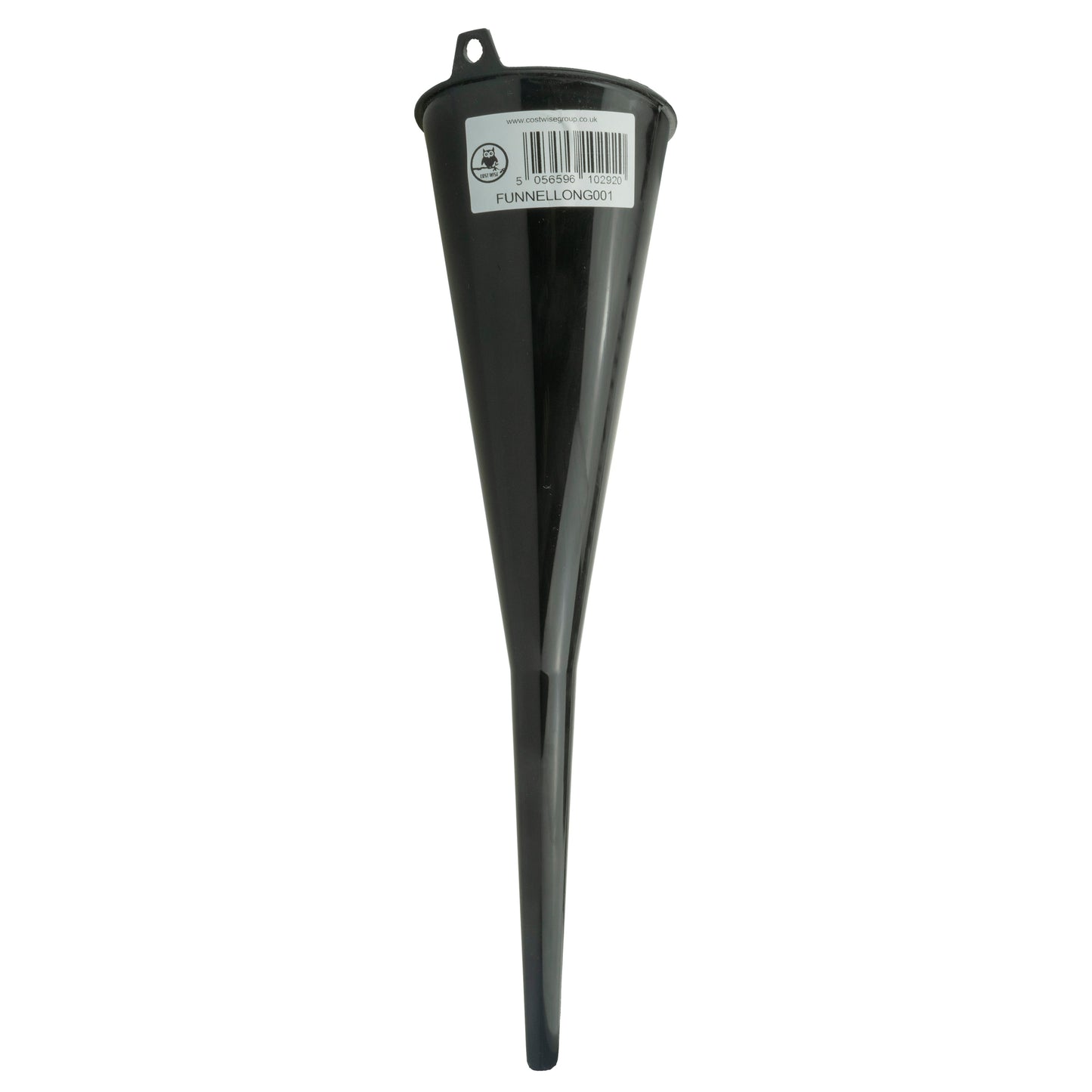 Long & Narrow Vehicle Funnel, Black