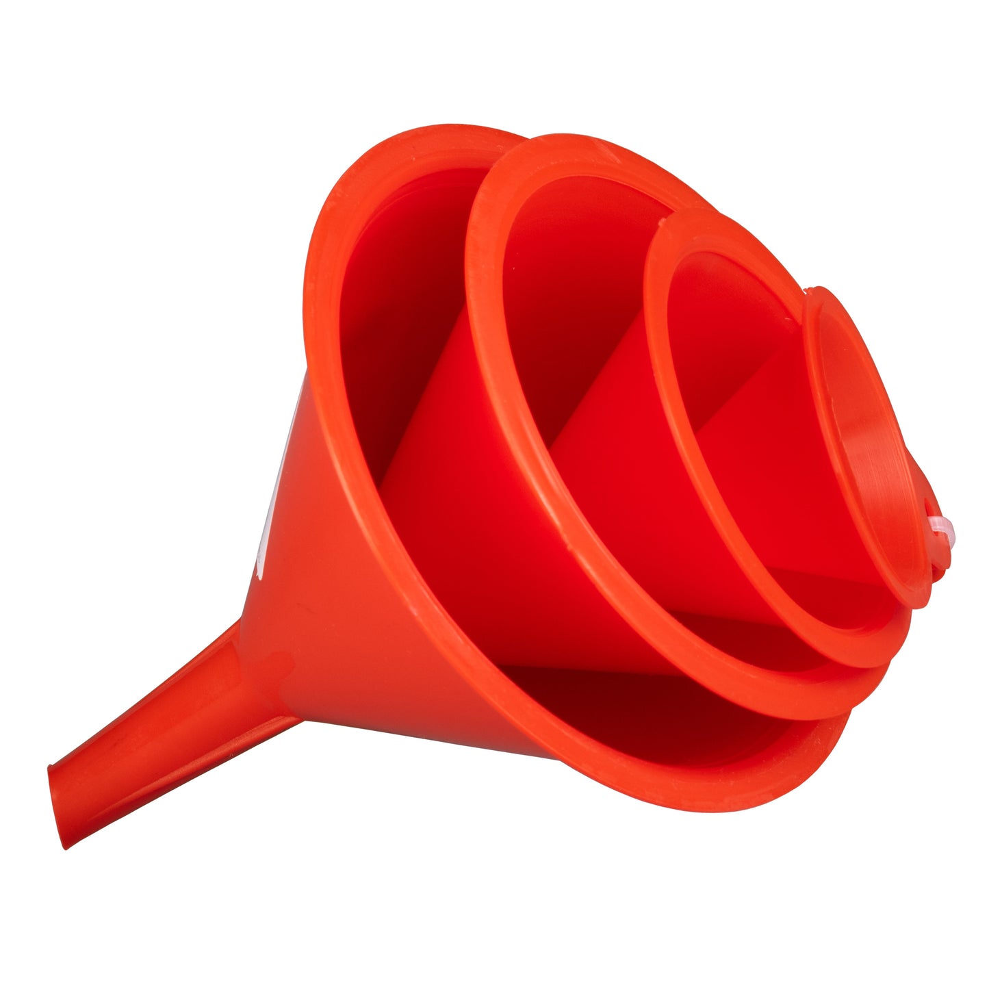 Pack of 4 Nested Home & Vehicle Funnels, Red