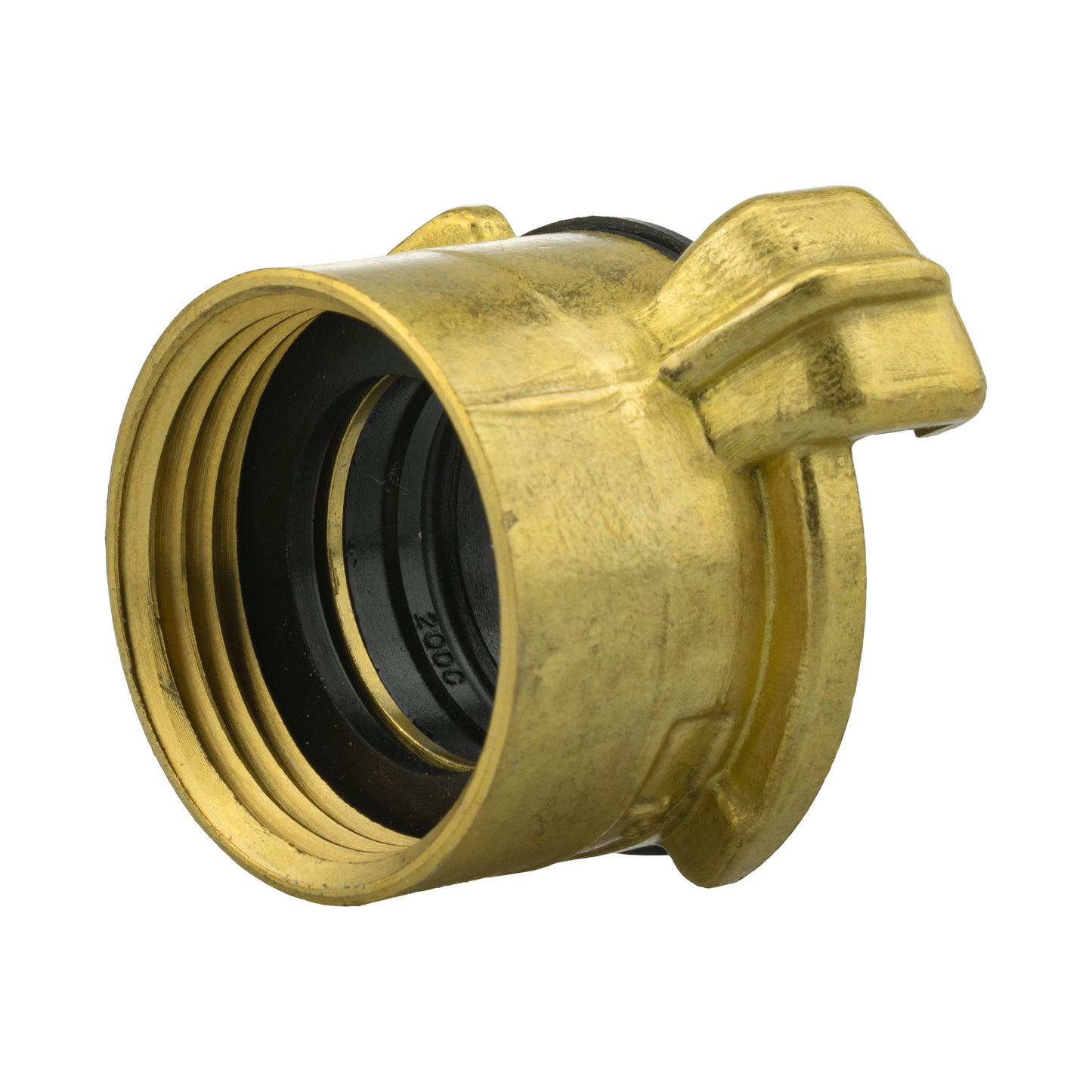 Brass GEKA Style Claw Hose Connector, 1" BSPF