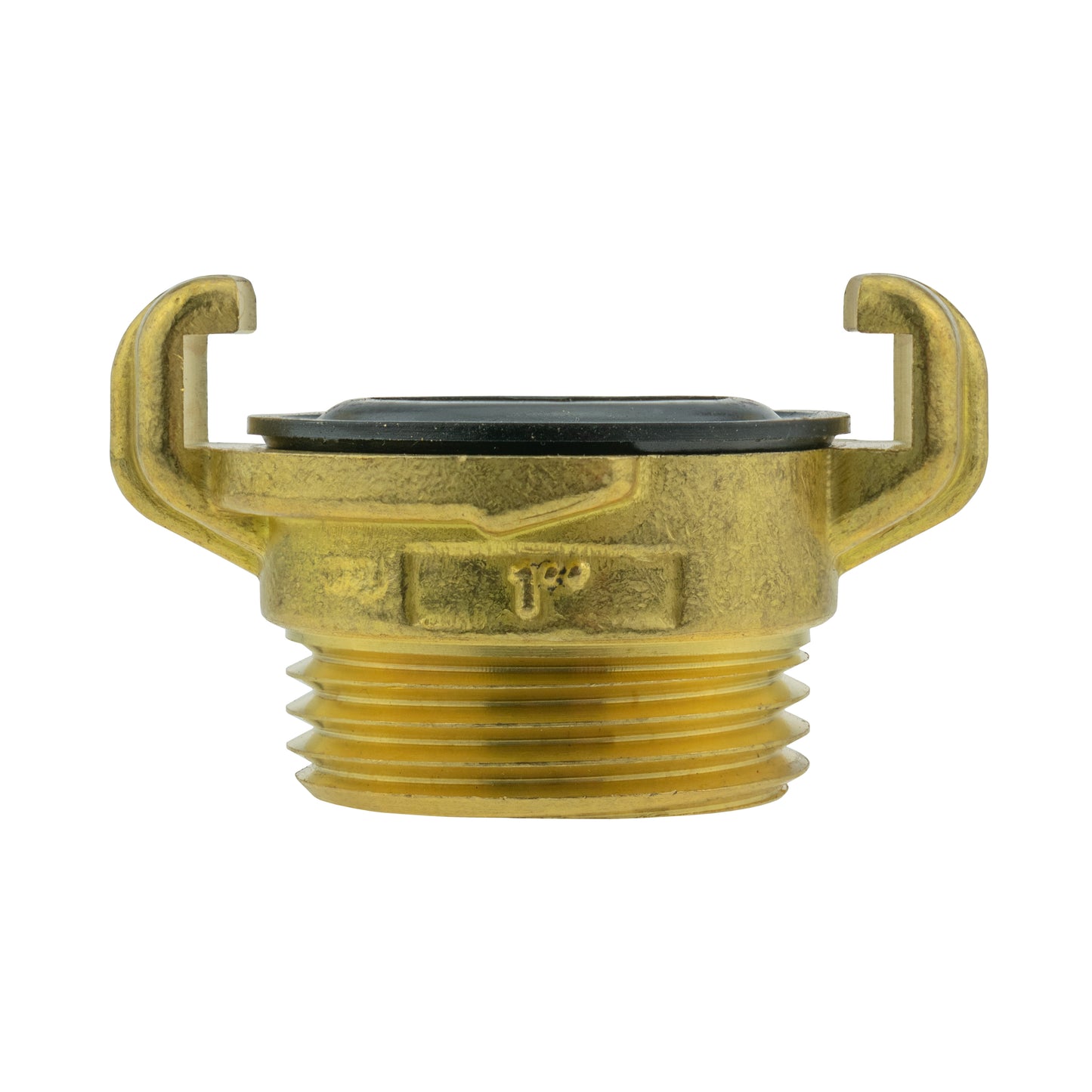 Brass GEKA Style Claw Hose Connector, 1" BSPM