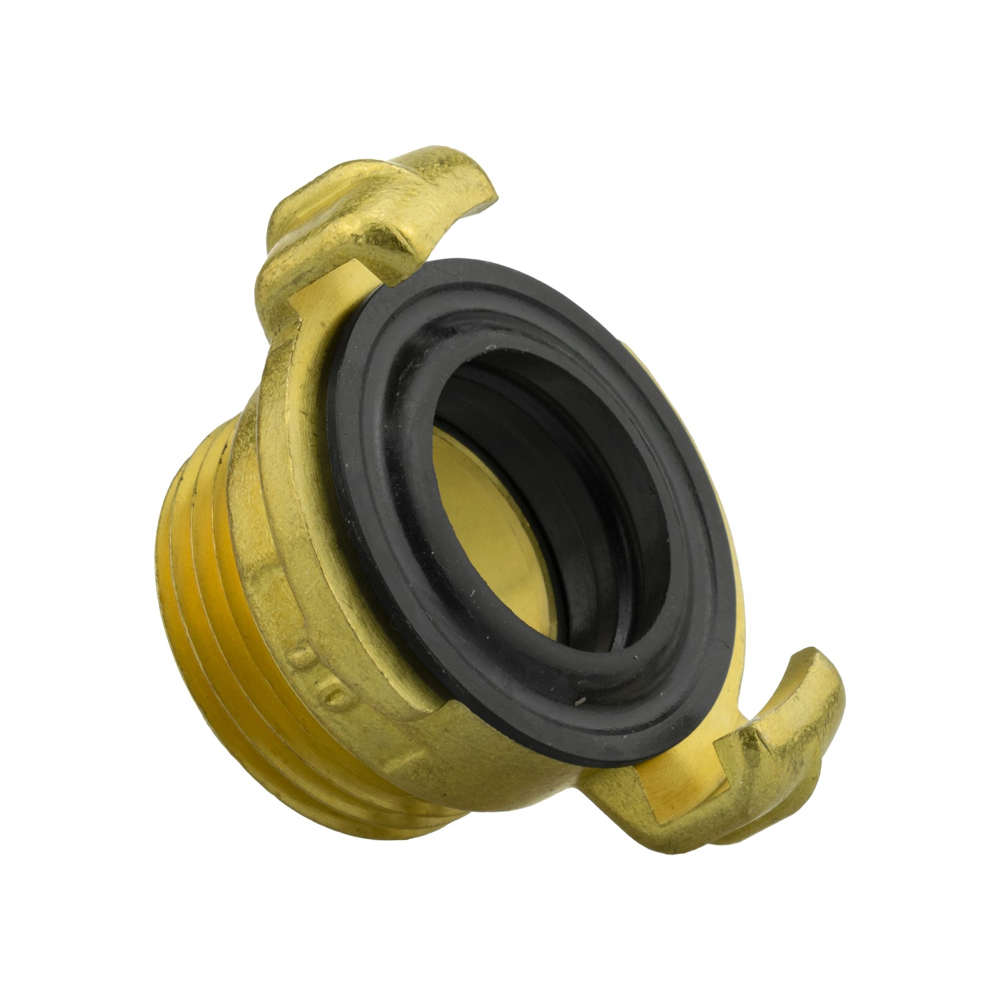 Brass GEKA Style Claw Hose Connector, 1" BSPM