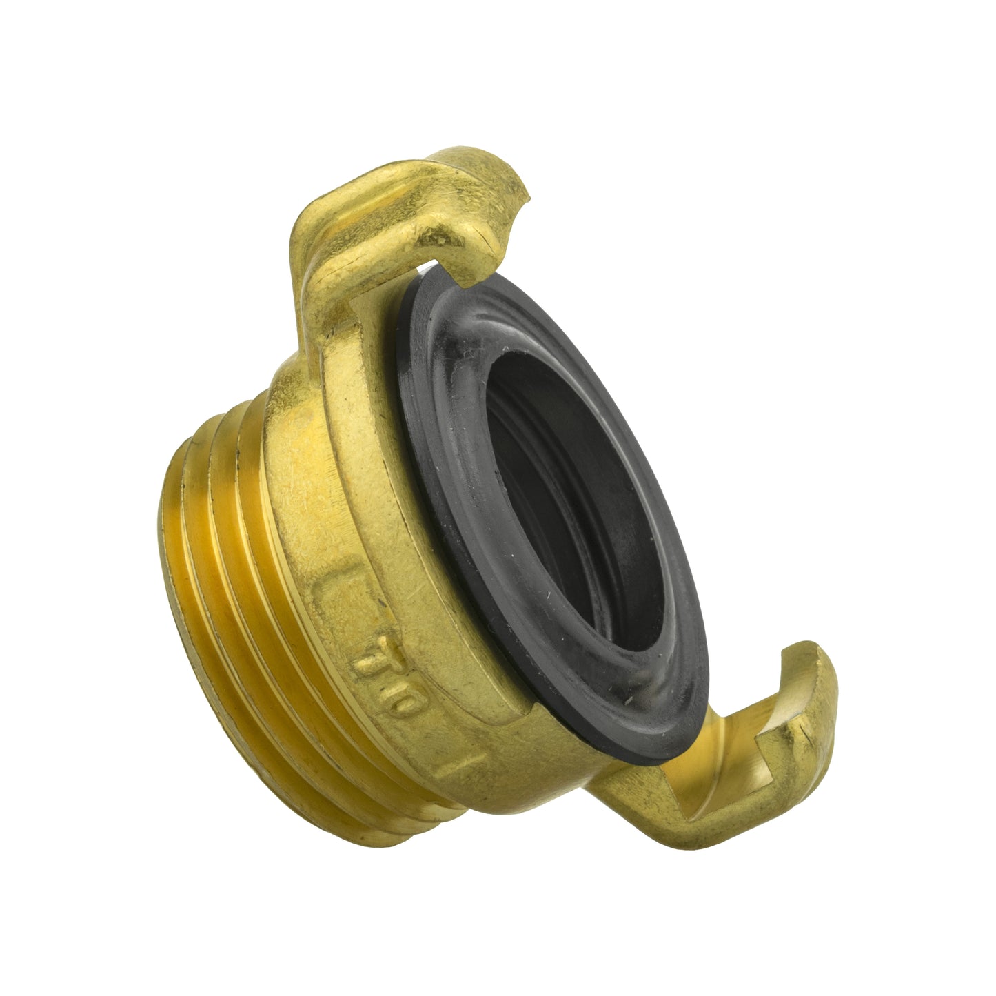 Brass GEKA Style Claw Hose Connector, 1" BSPM