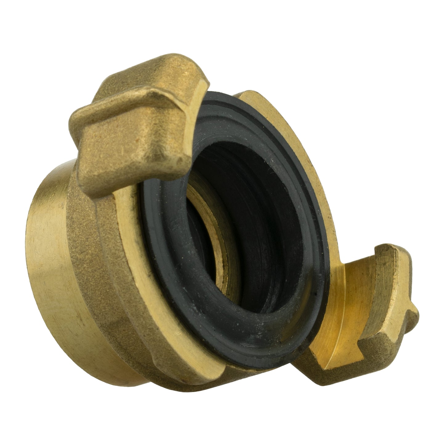 Brass GEKA Style Claw Hose Connector, 3/4" BSPF