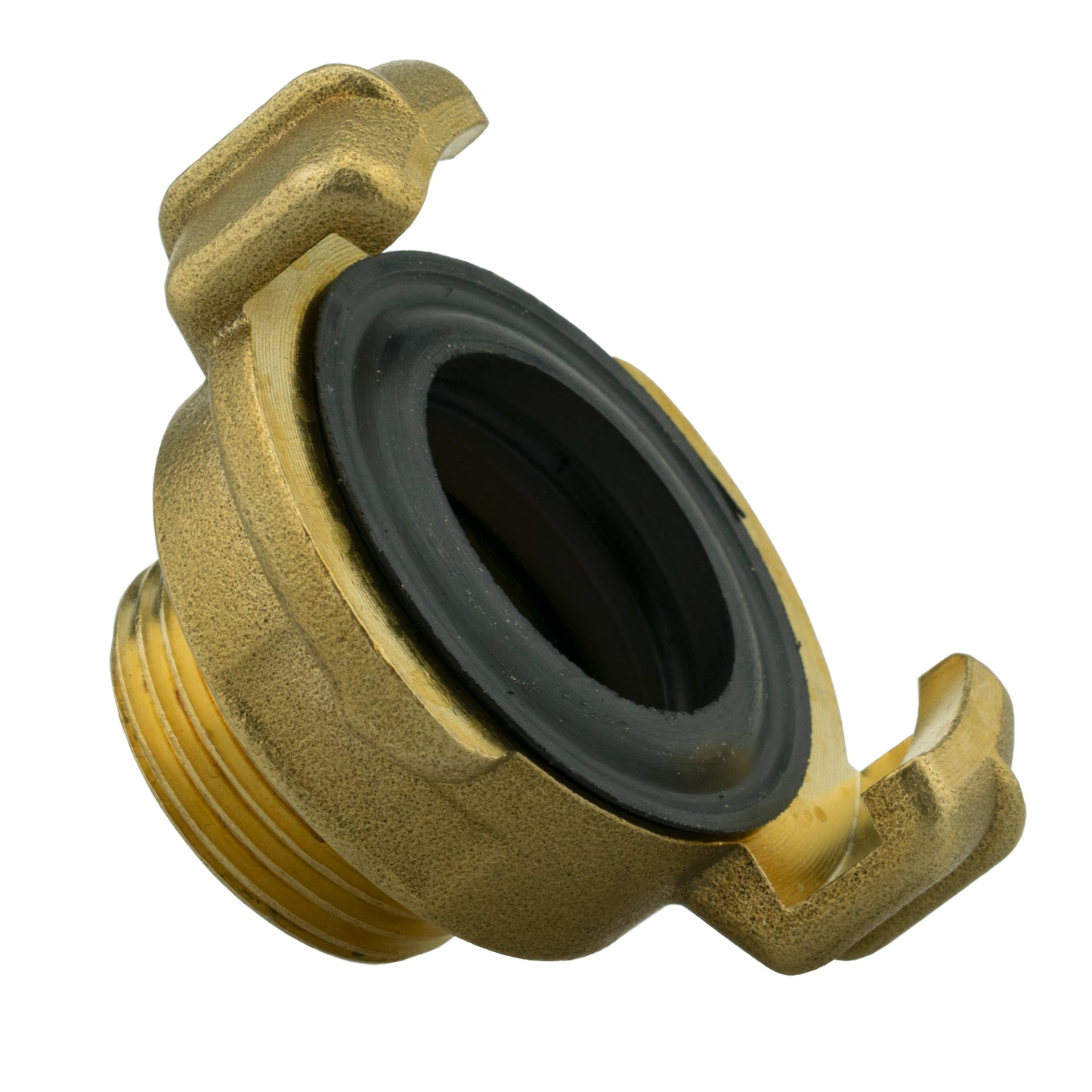 Brass GEKA Style Claw Hose Connector, 3/4" BSPM
