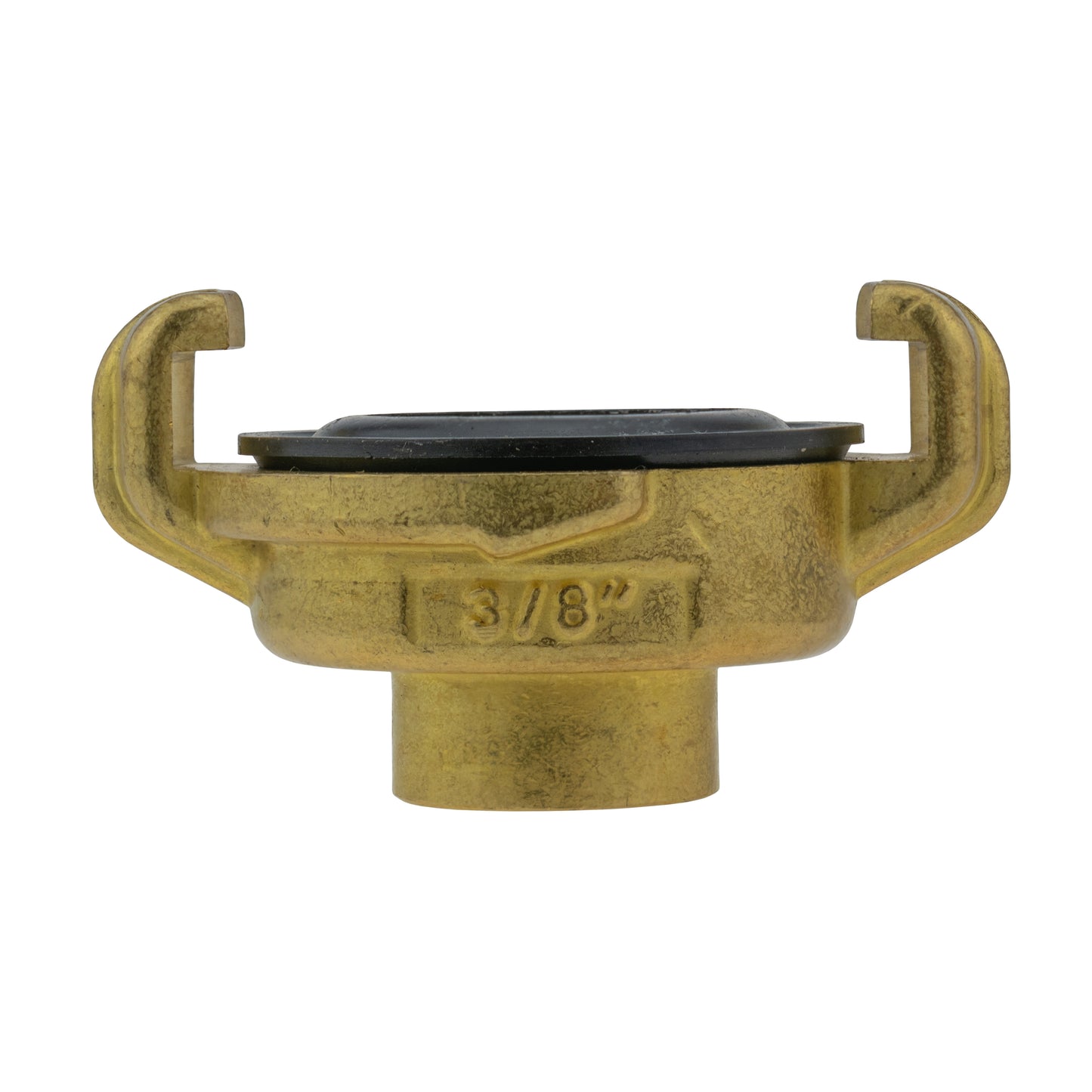 Brass GEKA Style Claw Hose Connector, 3/8" BSPF