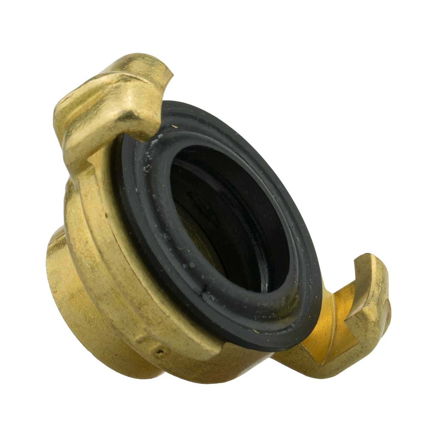 Brass GEKA Style Claw Hose Connector, 3/8" BSPF