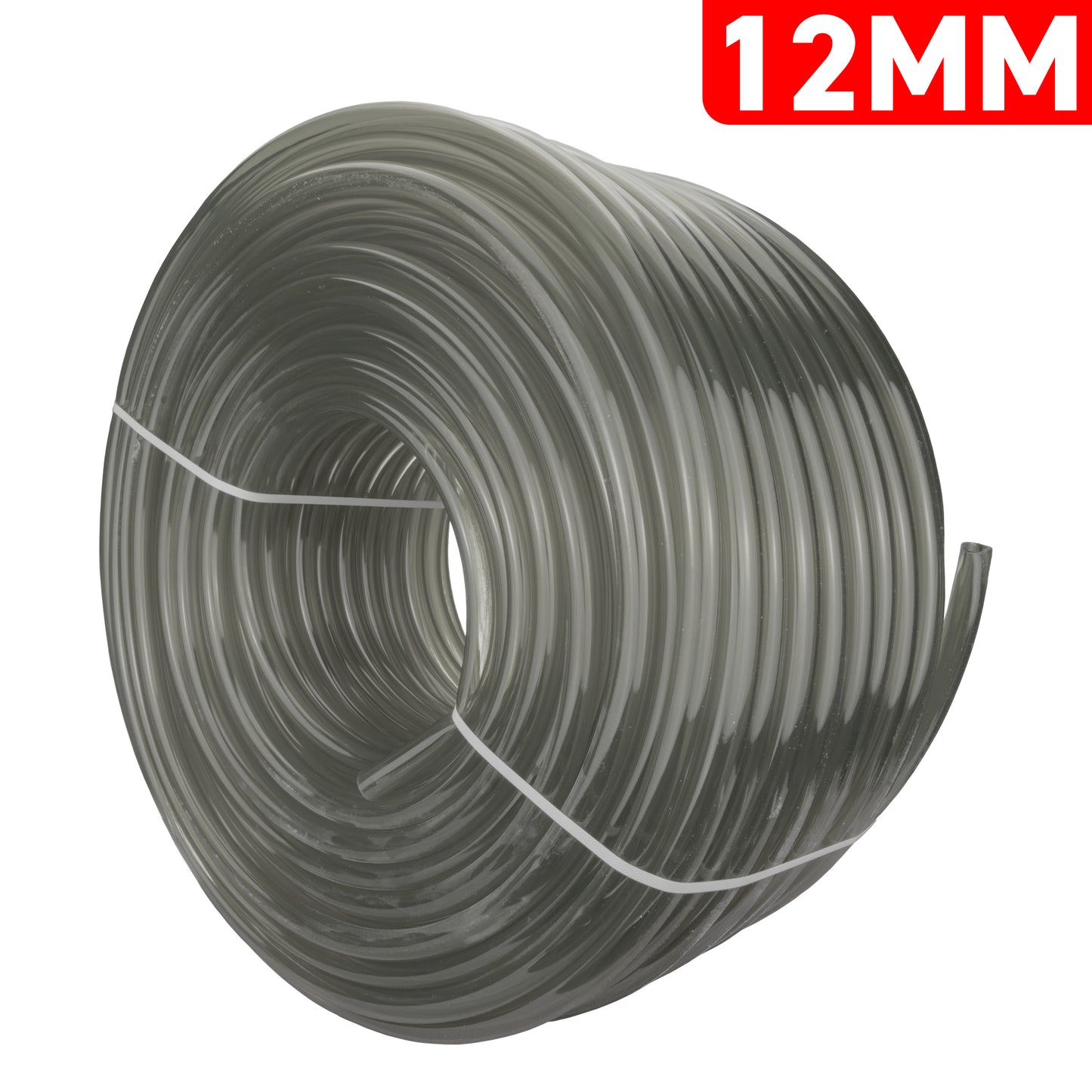 12mm Grey Semi-Transparent PVC Technical Hose