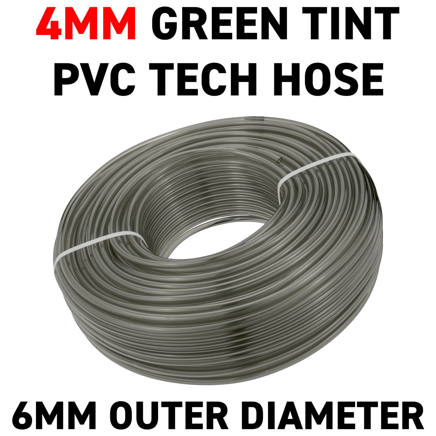 4mm Grey Semi-Transparent PVC Technical Hose
