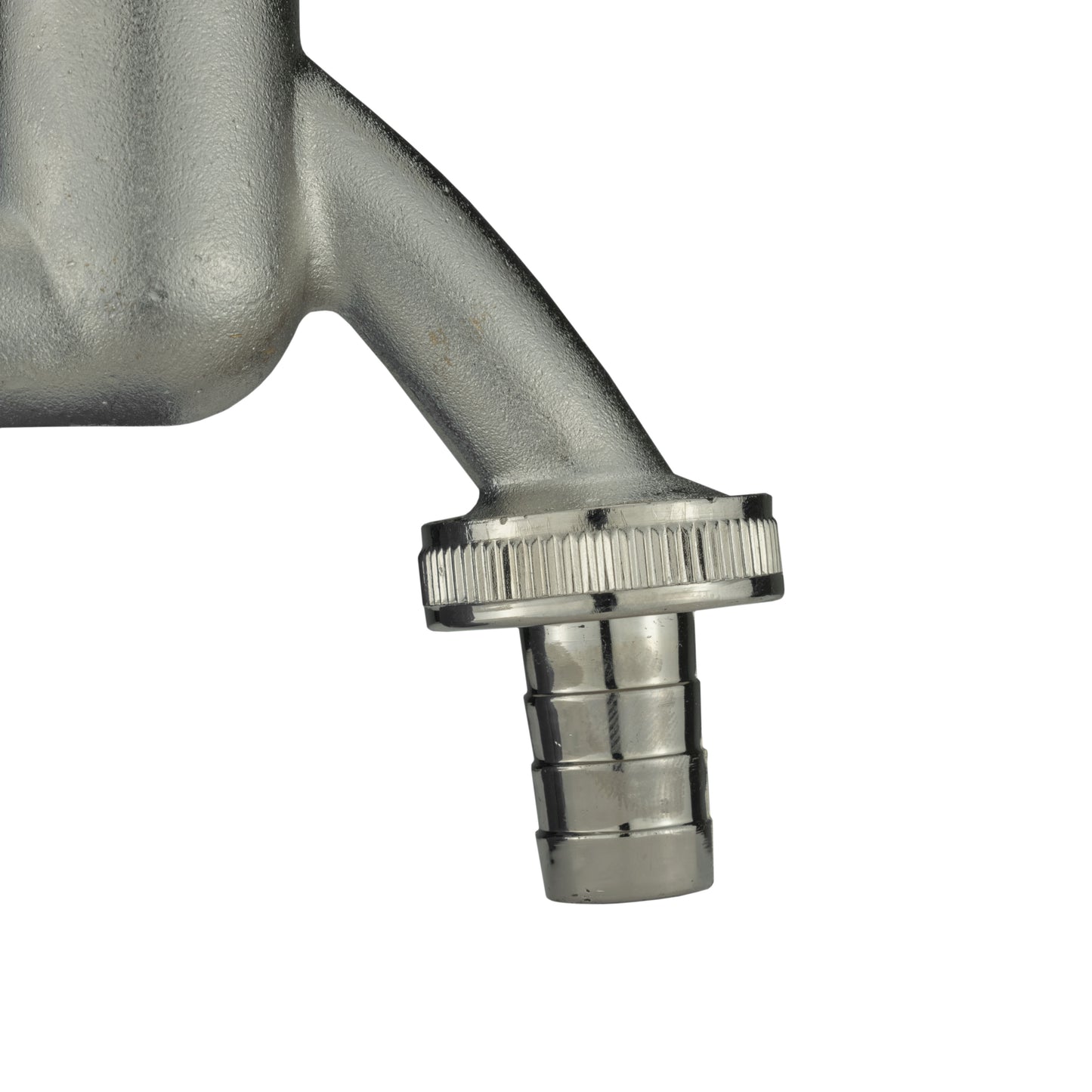 Nickel Plated Brass PP-Barb Bib Tap, 3/4" BSP