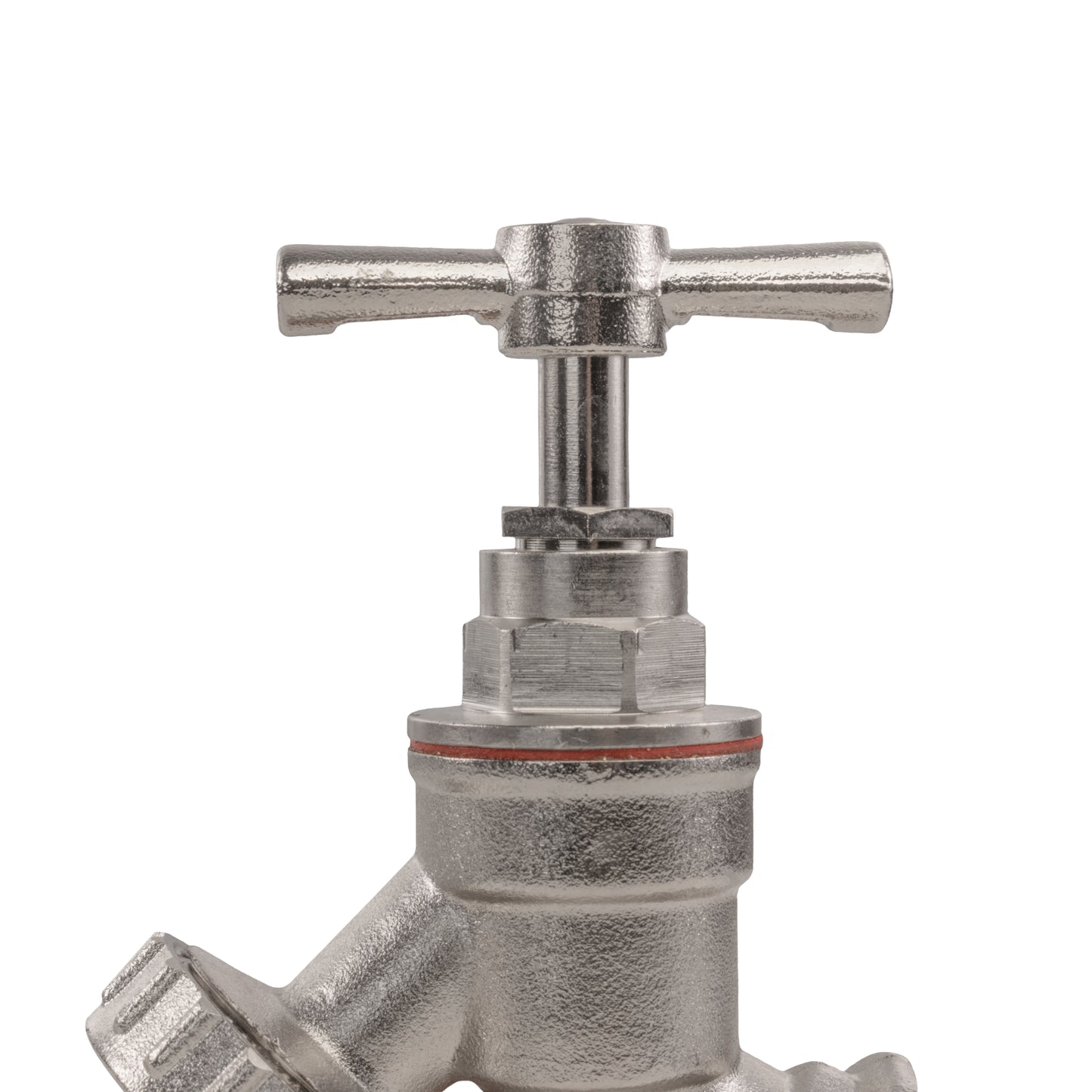 Nickel Plated Brass Barbed Bib Tap, 3/4" BSP