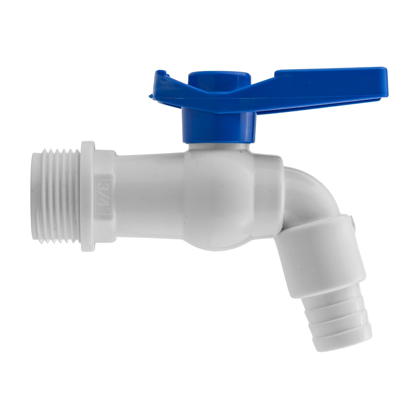 Plastic Barbed Lever Tap, 3/4" BSP