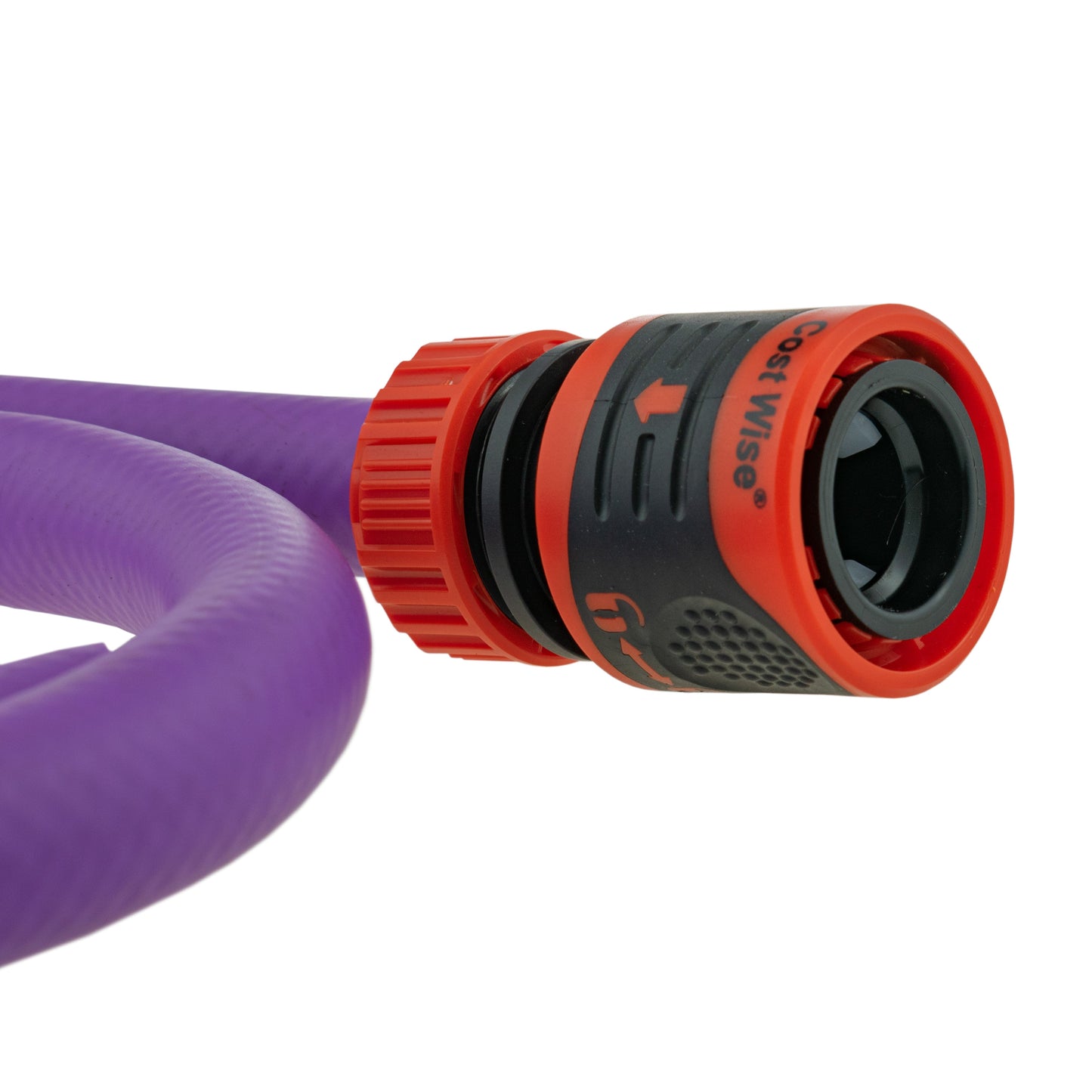 1/2" Female Hose Connector - Lockable Design, Black