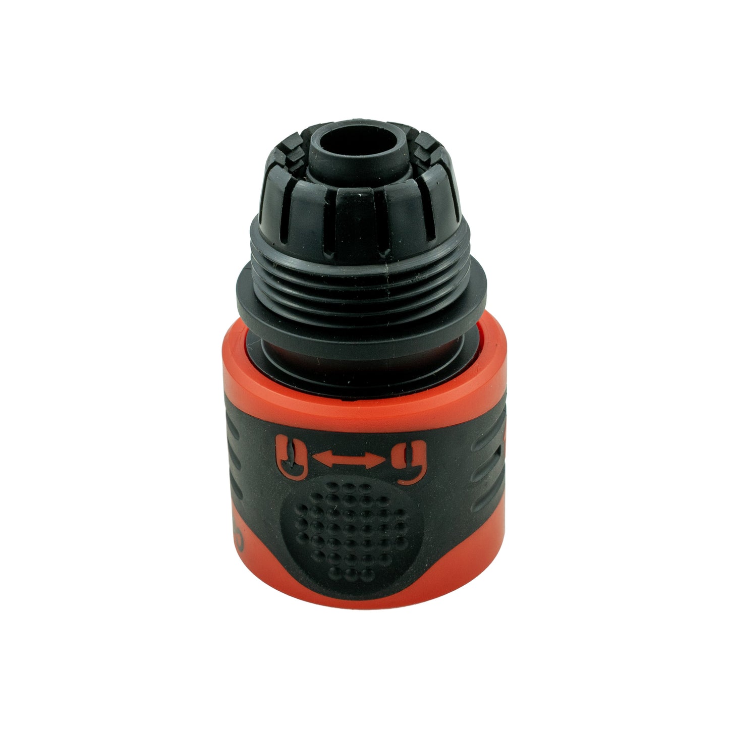 1/2" Female Hose Connector - Lockable Design, Black