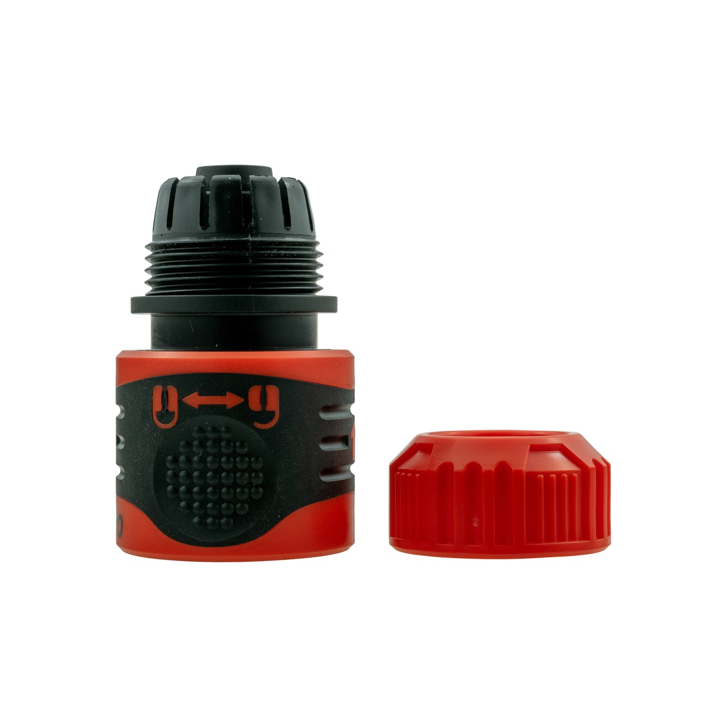 1/2" Female Hose Connector - Lockable Design, Black