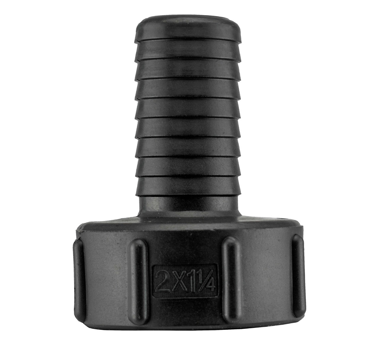 S60X6 IBC Adapter Cap with 1.25" Barbed Hosetail