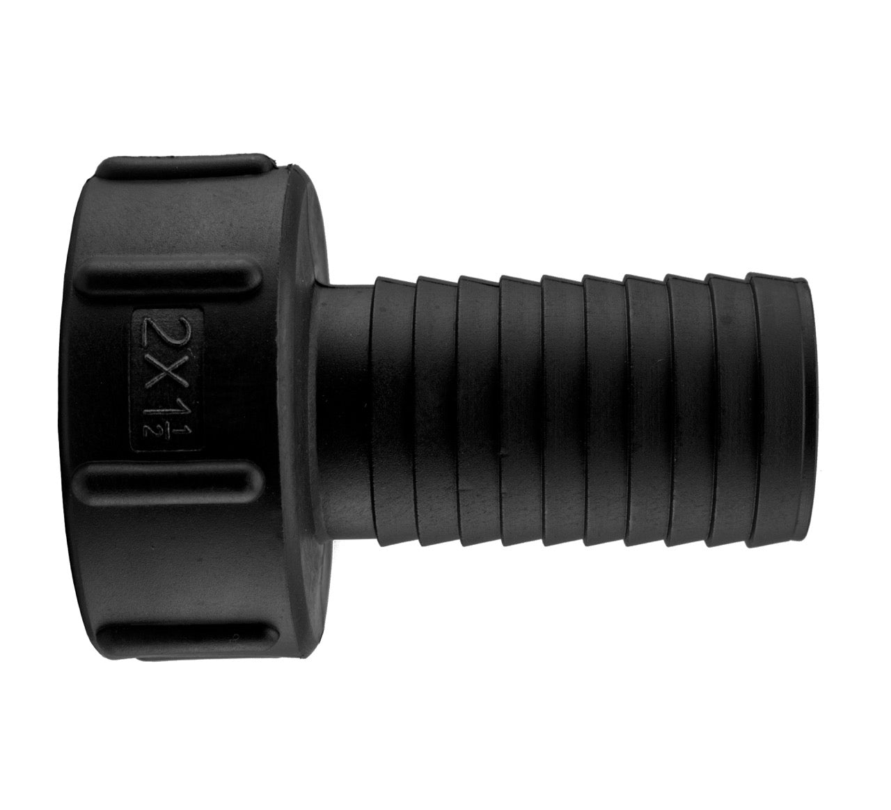 S60X6 IBC Adapter Cap with 1.5" Barbed Hosetail