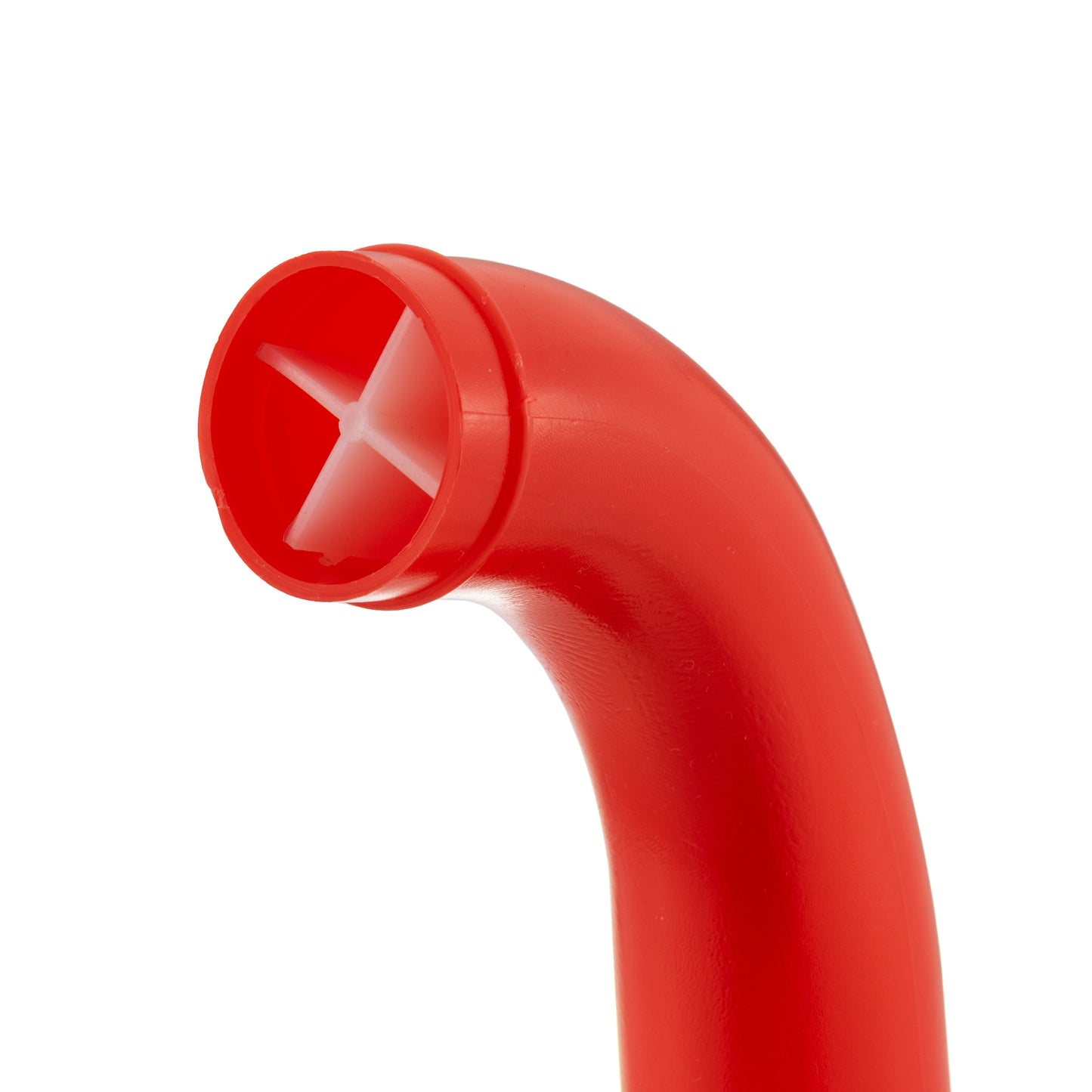 S60X6 IBC Red Downward Angled Spout