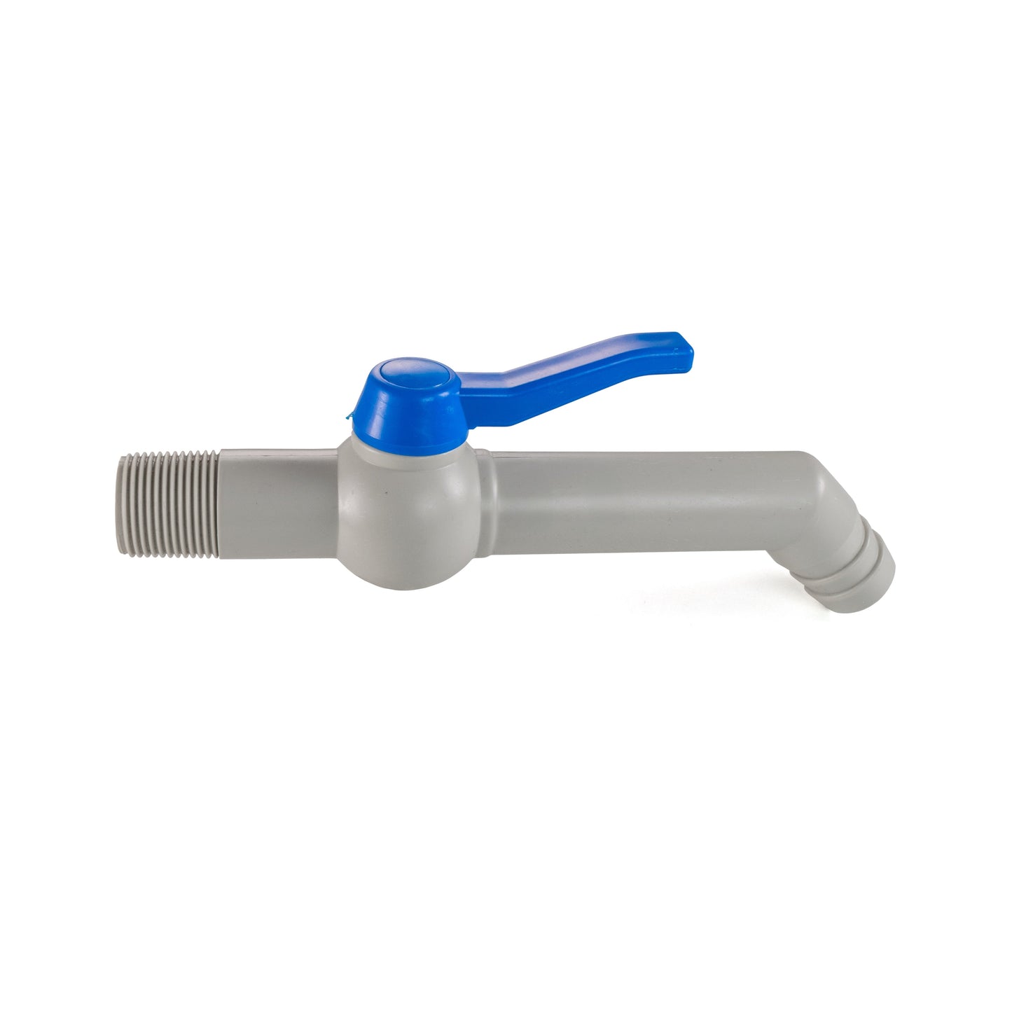 45 Degree PP Barbed Lever Tap, 1/2" BSP