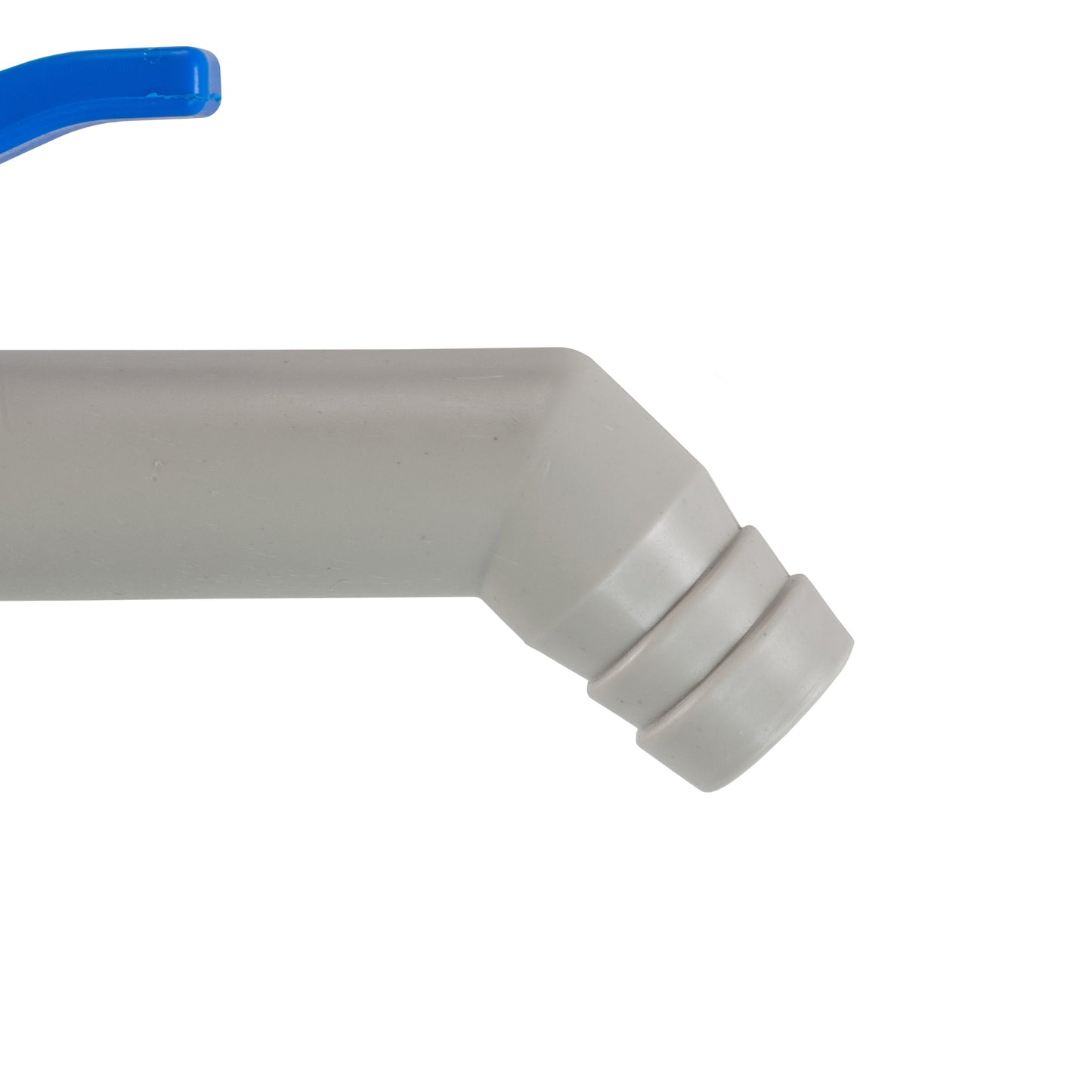 45 Degree PP Barbed Lever Tap, 1/2" BSP