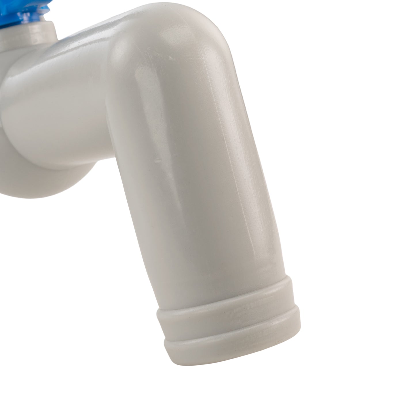 90 Degree PP Barbed Lever Tap, 1/2" BSP
