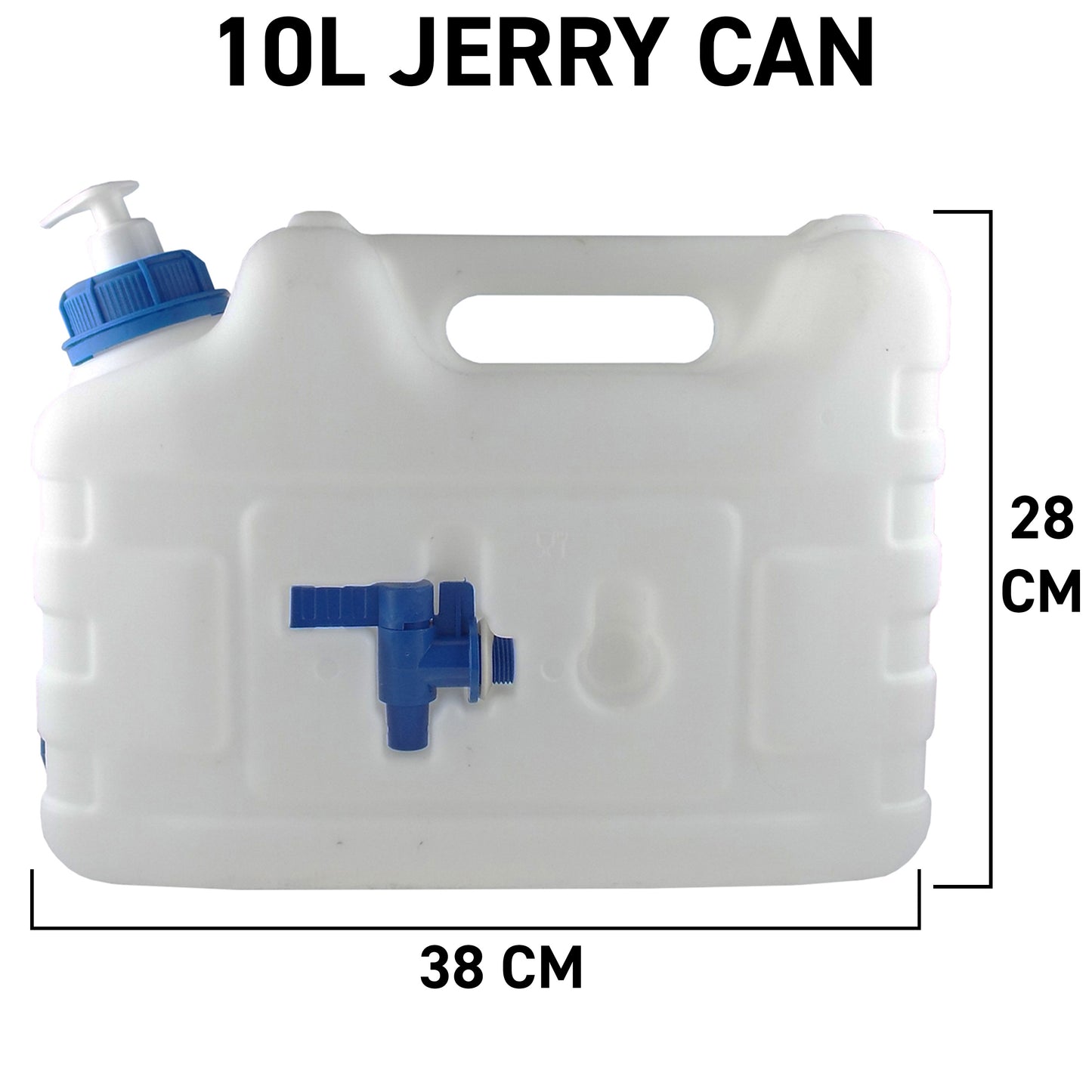 10L Portable Jerry Can with Tap