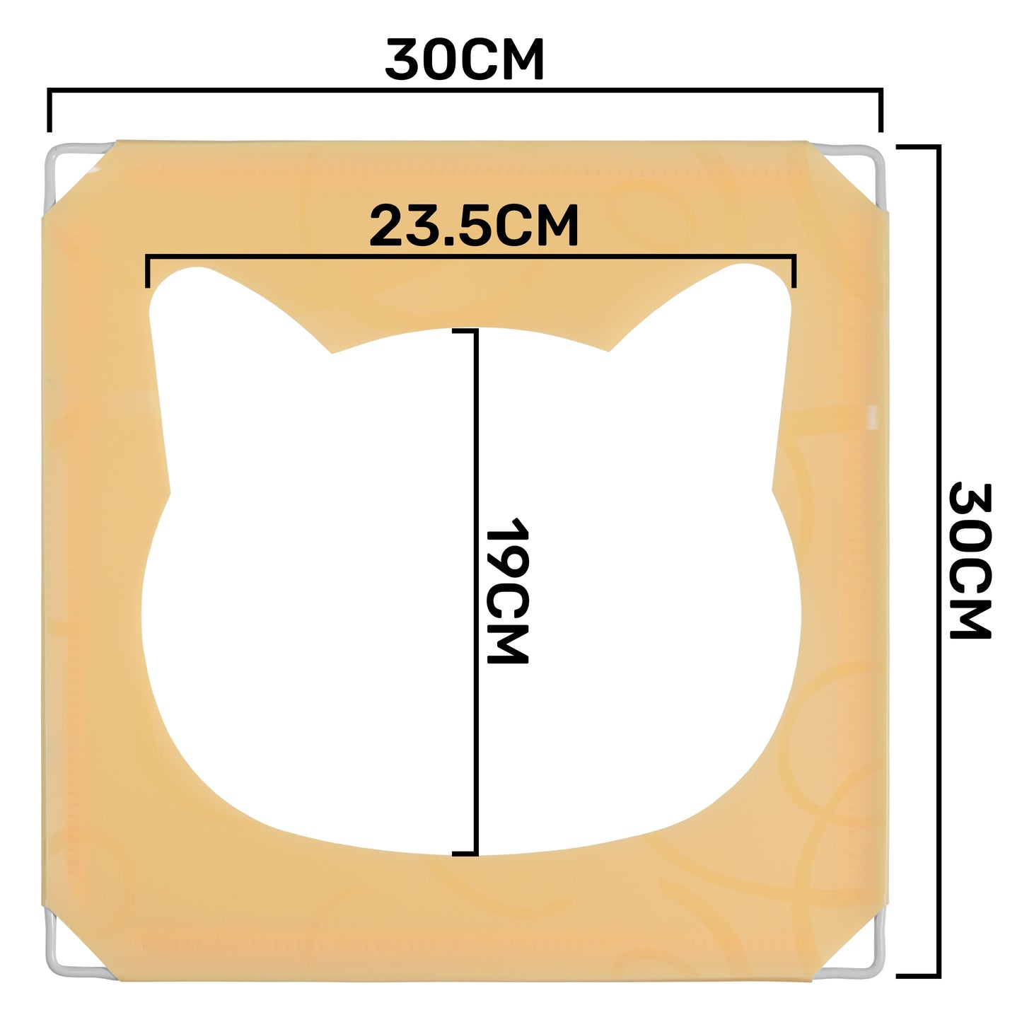 Cream Kitty Cubby Cat Cube Buildable Play Tower, Large
