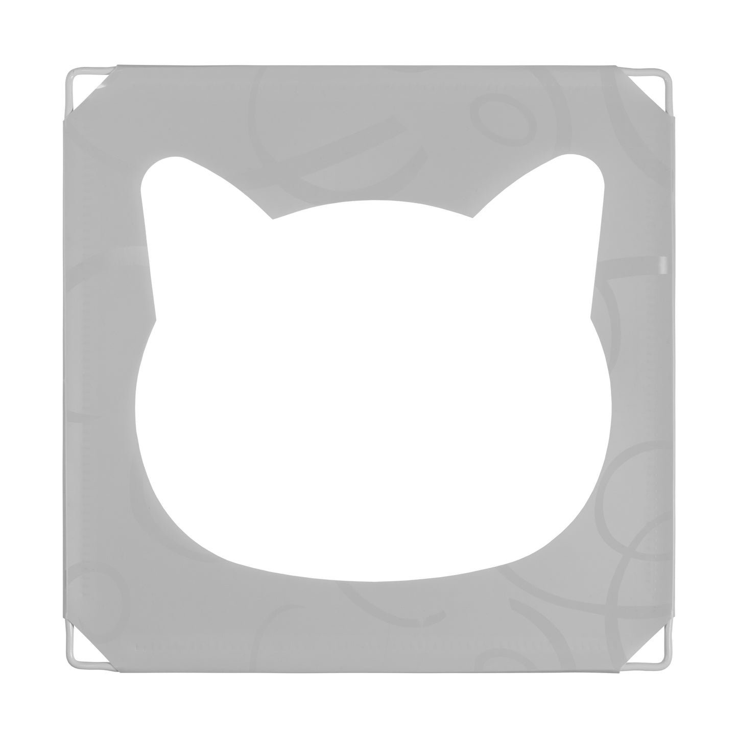 Grey Kitty Cubby Cat Cube Buildable Play Tower, Medium