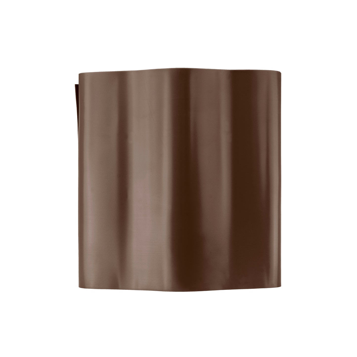 Brown Crinkled Flexible Lawn Edging, 10cm Height