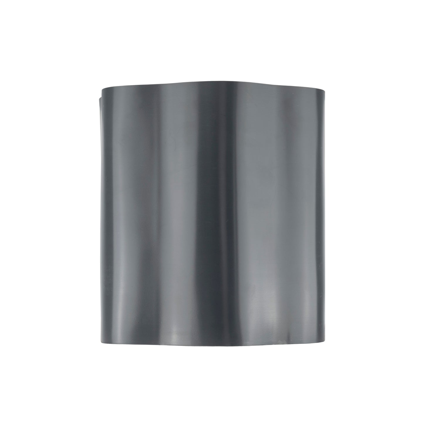 Dark Grey Crinkled Flexible Lawn Edging, 10cm Height