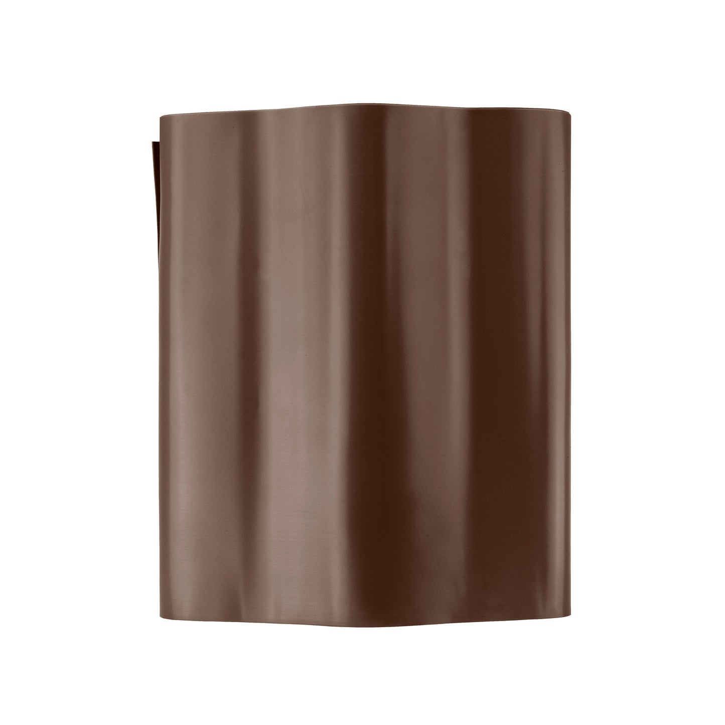 Brown Crinkled Flexible Lawn Edging, 15cm Height