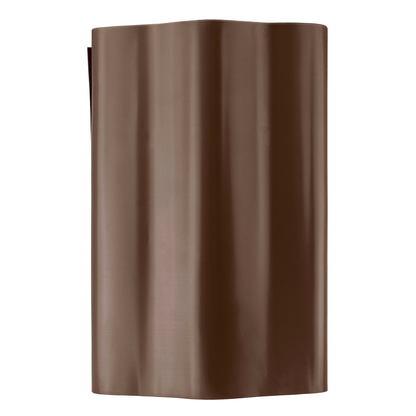 Brown Crinkled Flexible Lawn Edging, 25cm Height