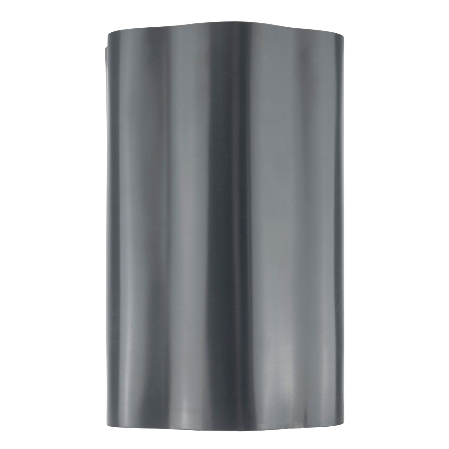 Dark Grey Crinkled Flexible Lawn Edging, 25cm Height