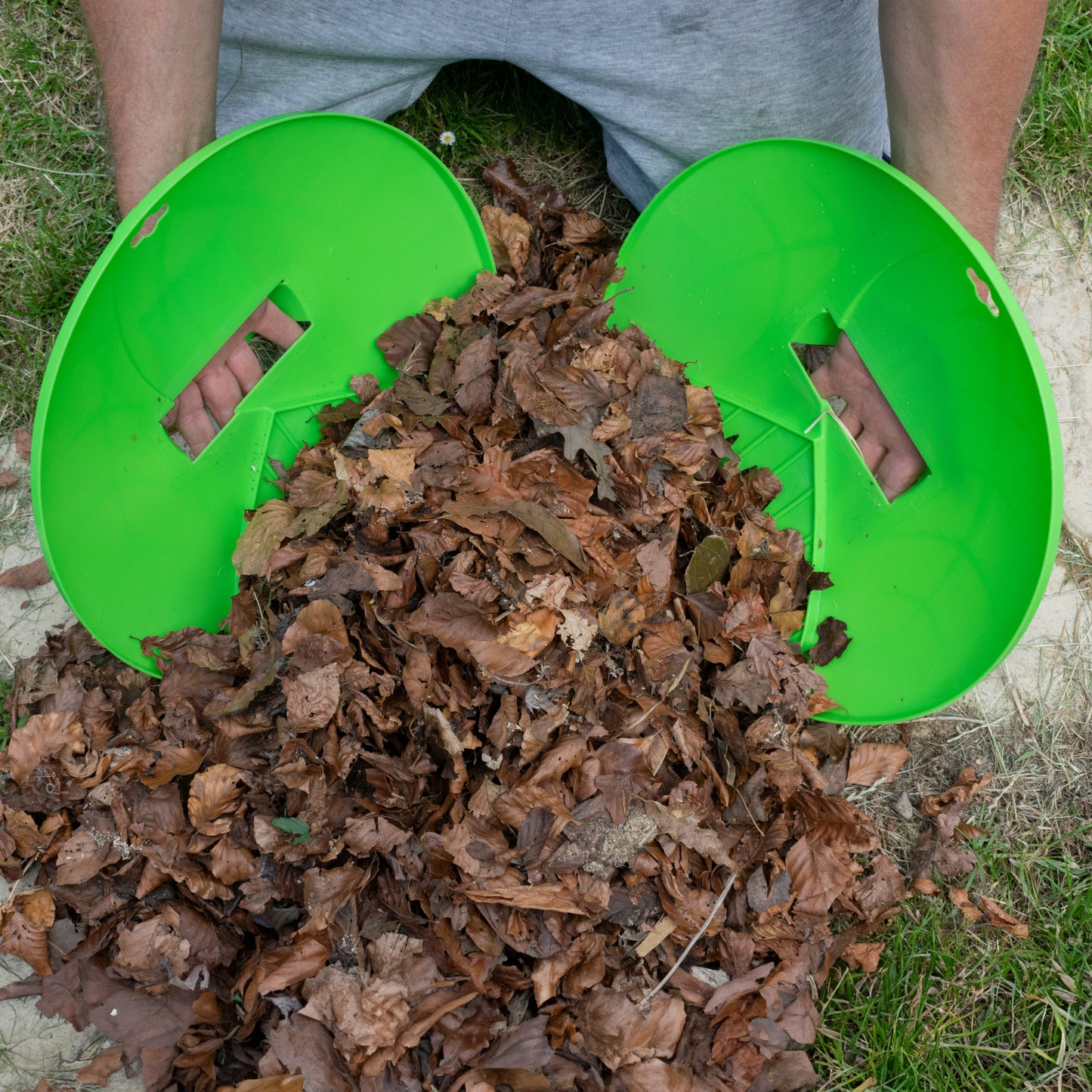 Garden Cleaning Leaf Grabbers, Green
