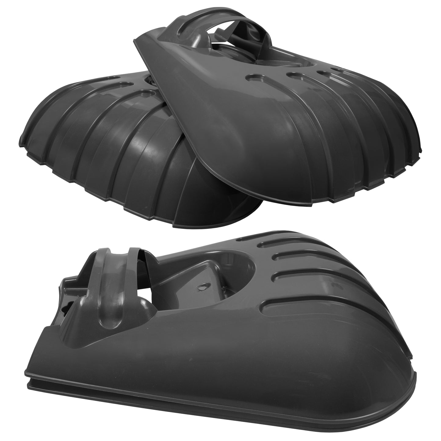 Heavy Duty Garden Cleaning Leaf Grabbers, Grey